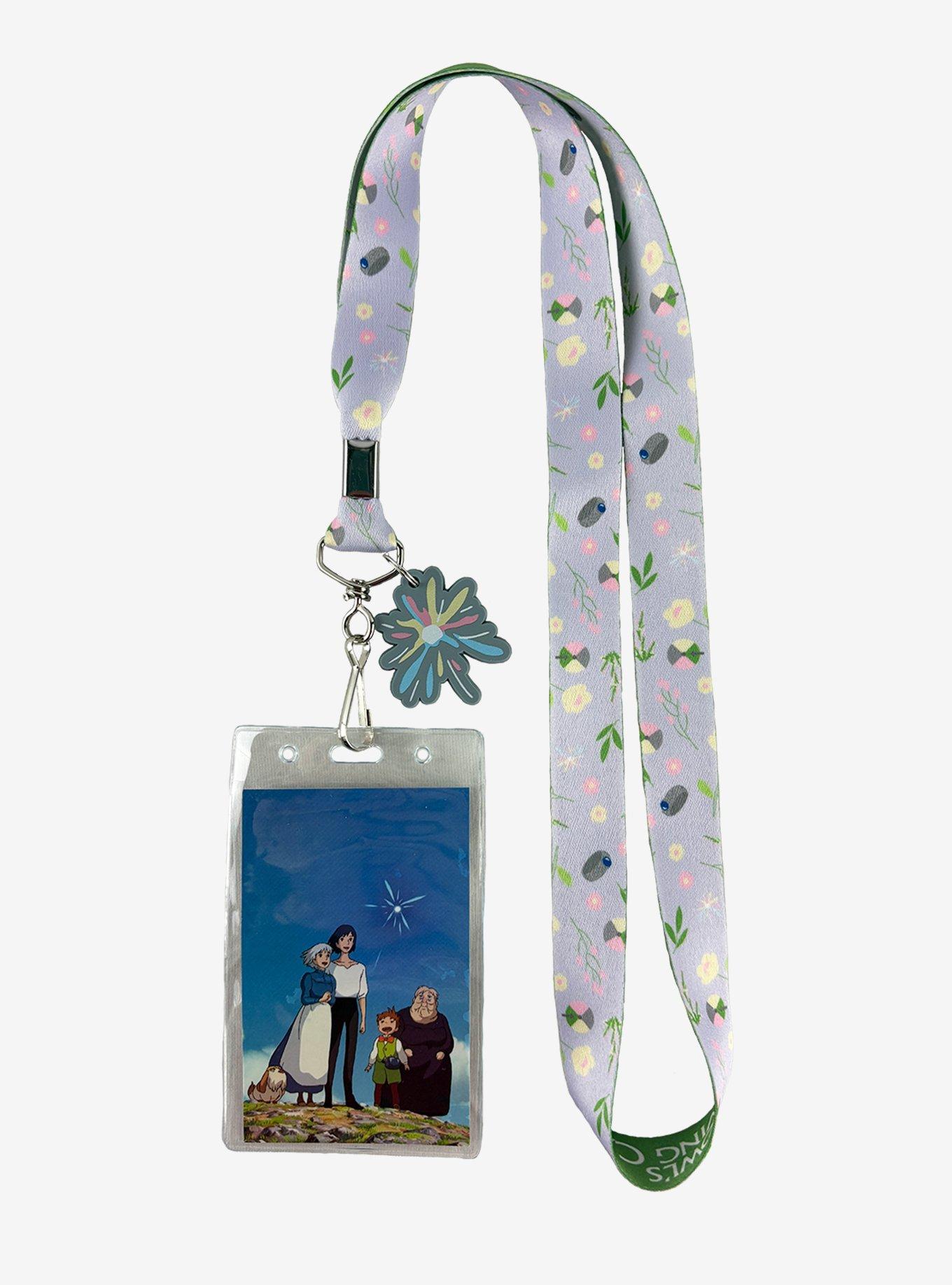 Studio Ghibli® Howl's Moving Castle Floral Lanyard — BoxLunch Exclusive