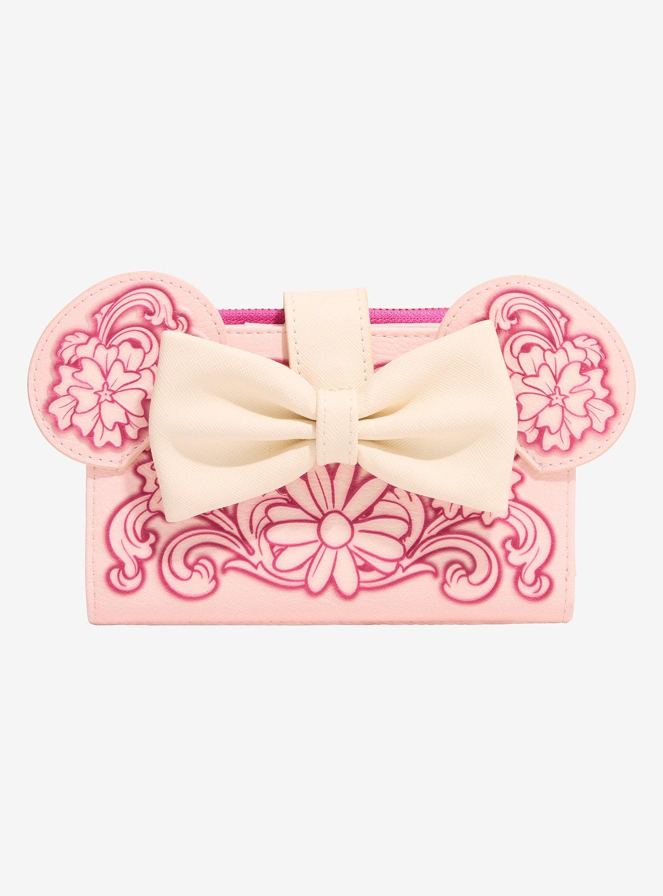 Loungefly Disney Minnie Mouse Foral Ears Wallet - BoxLunch Exclusive, , hi-res