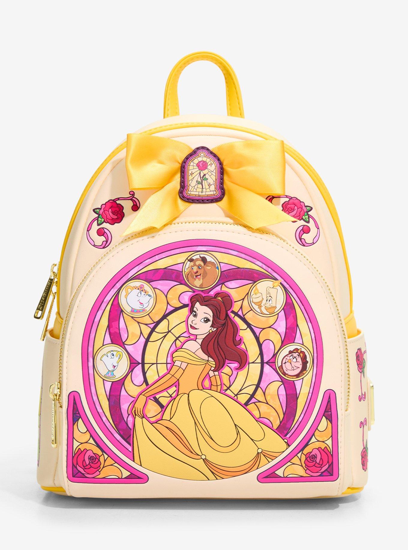 Disney Beauty and the Beast Belle Stained Glass Mini Backpack &mdash; BoxLunch Exclusive, , hi-res