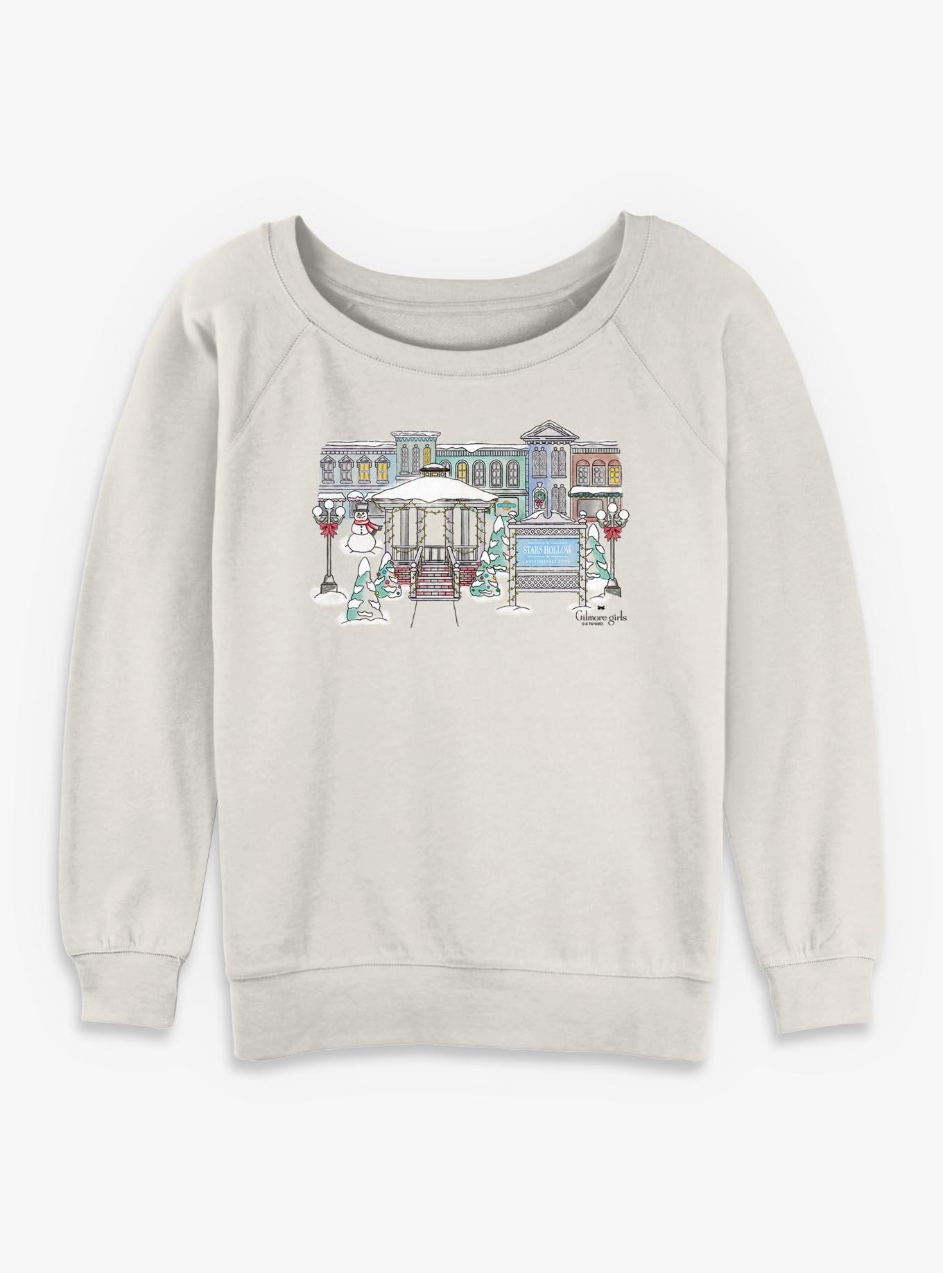 Gilmore Girls Stars Hollow Winter Girls Slouchy Sweatshirt, , hi-res