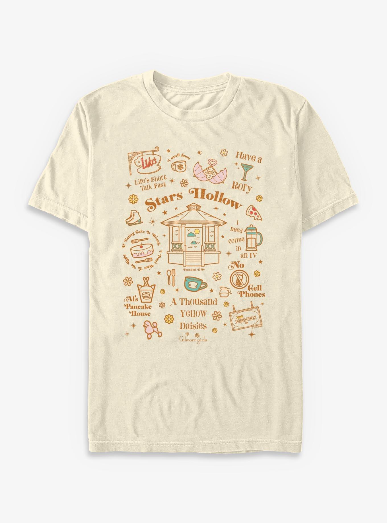 Gilmore Girls Stars Hollow Icons T-Shirt, , hi-res