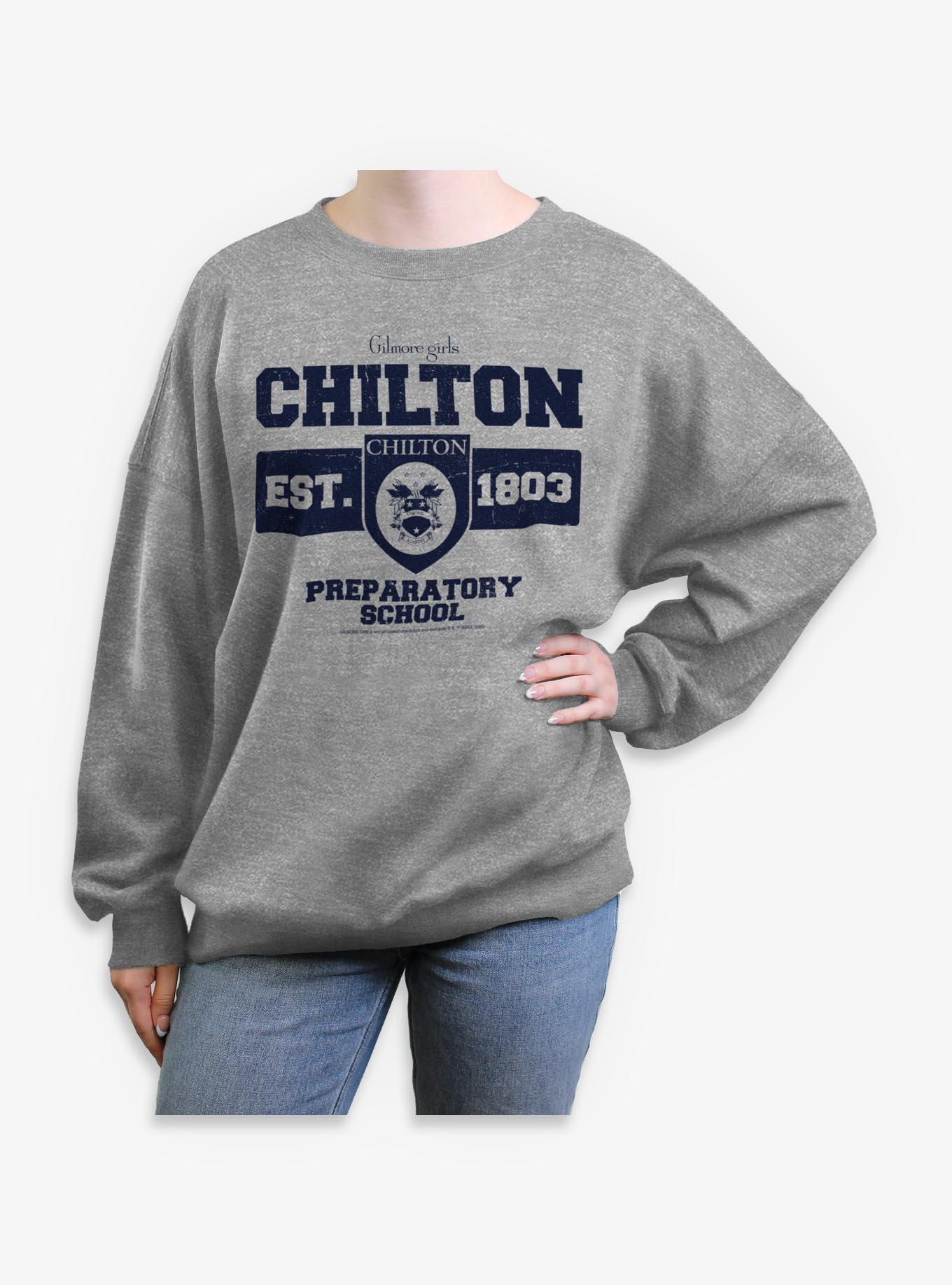 Gilmore Girls Property Of Chilton Preparatory School Girls Oversized Sweatshirt, , hi-res