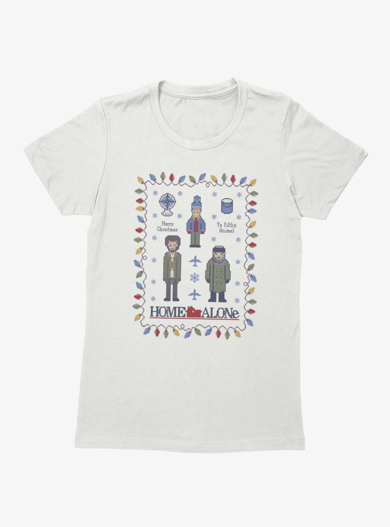 Home Alone Mock Stitch Wet Bandits Womens T-Shirt