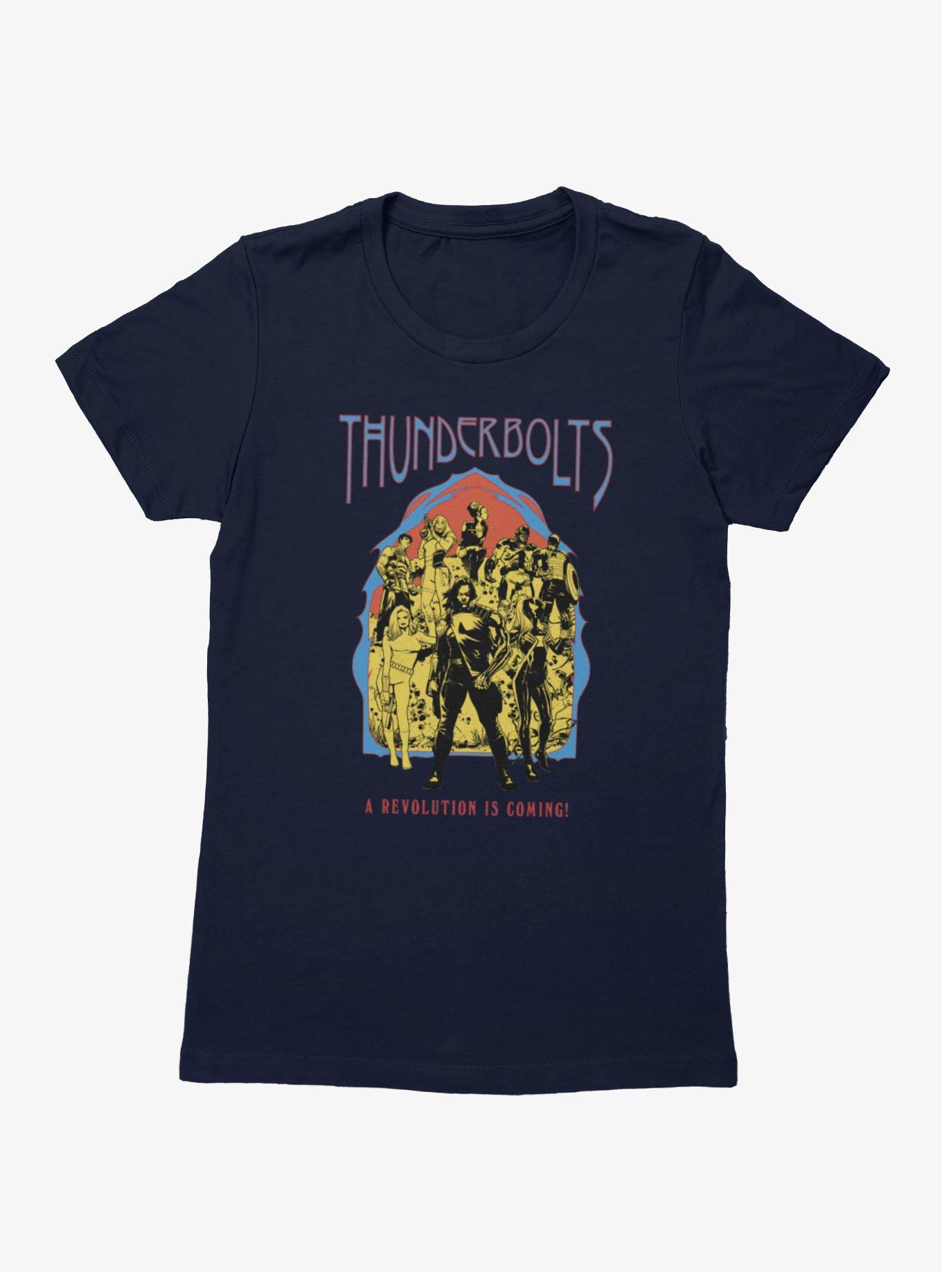 Marvel Retro Thunderbolts* Comic Revolution Is Coming Womens T-Shirt BoxLunch Exclusive, , hi-res