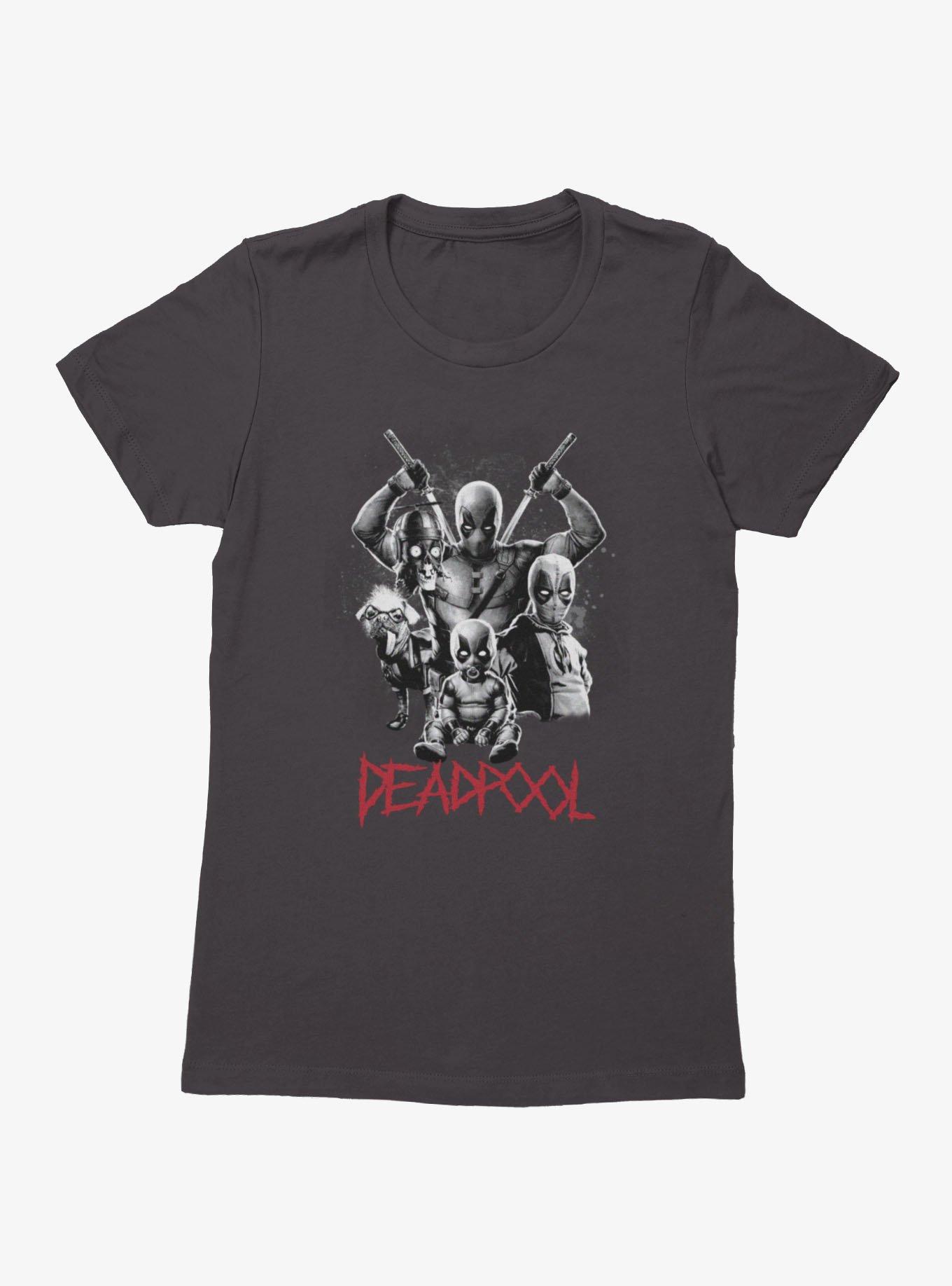 Marvel Deadpool Deadpools Collage Womens T-Shirt BoxLunch Exclusive