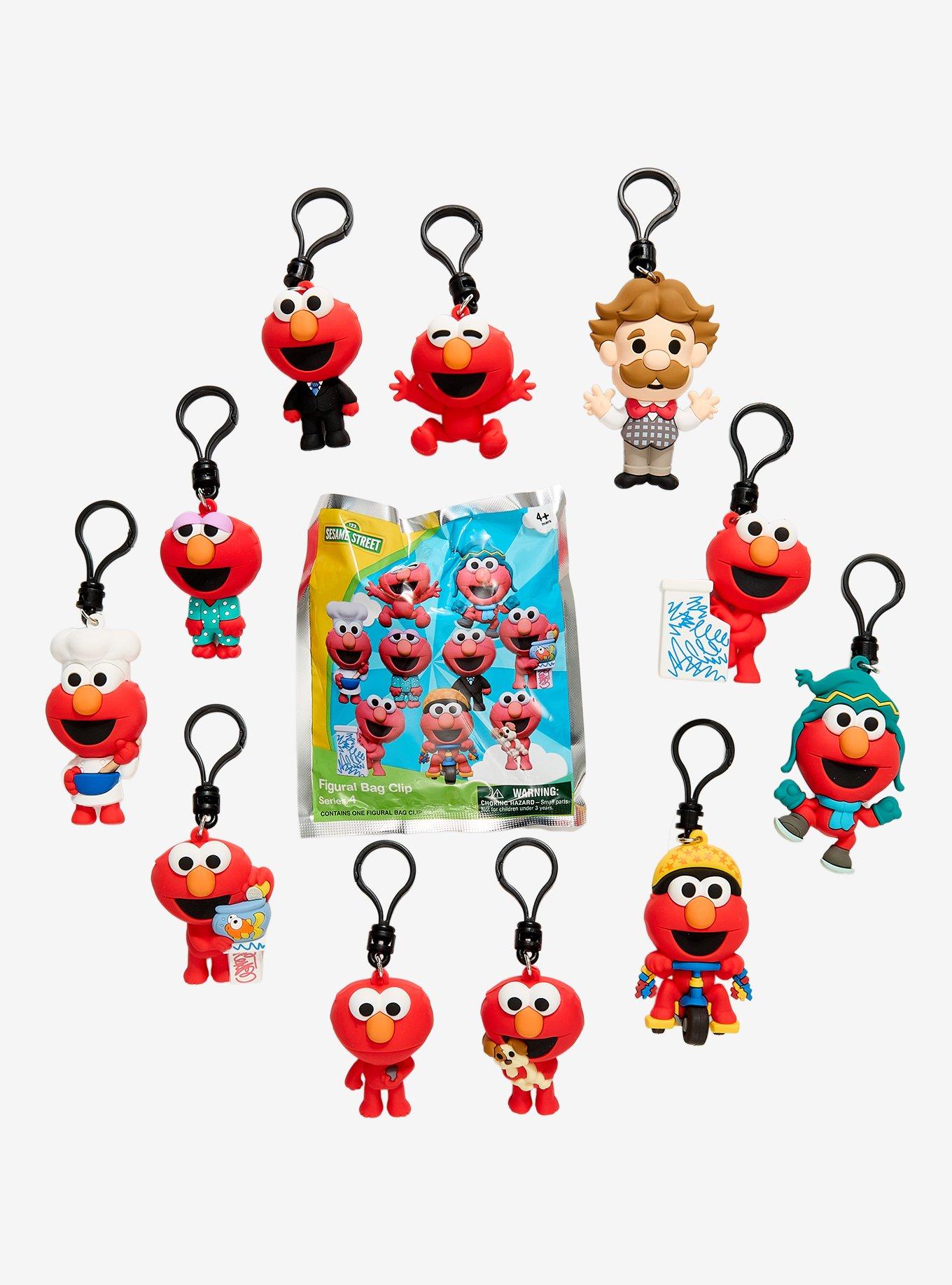 Sesame Street Series 4 Elmo Blind Bag Figural Bag Clip, , hi-res