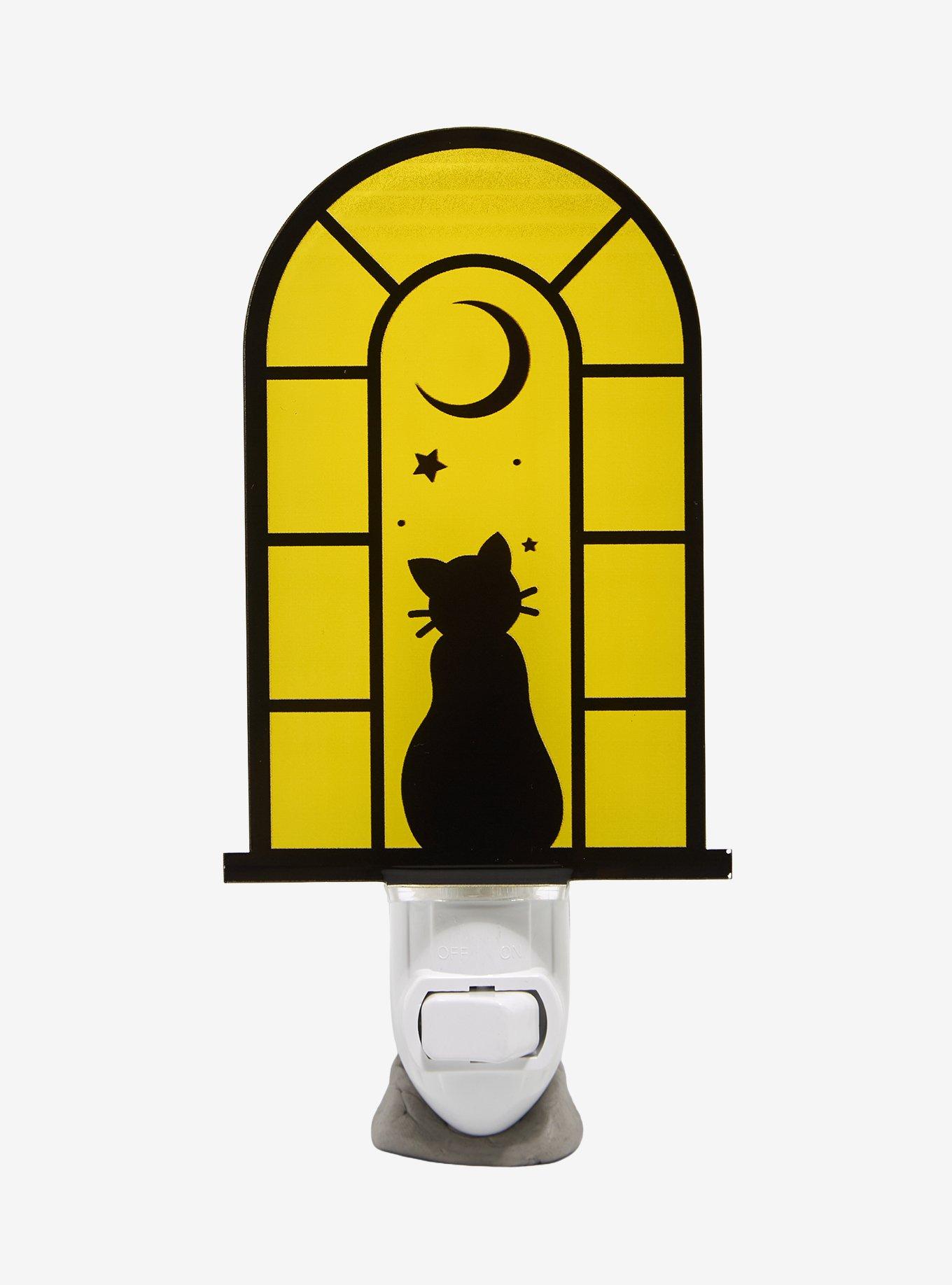 Cat Moon Night Light, , hi-res