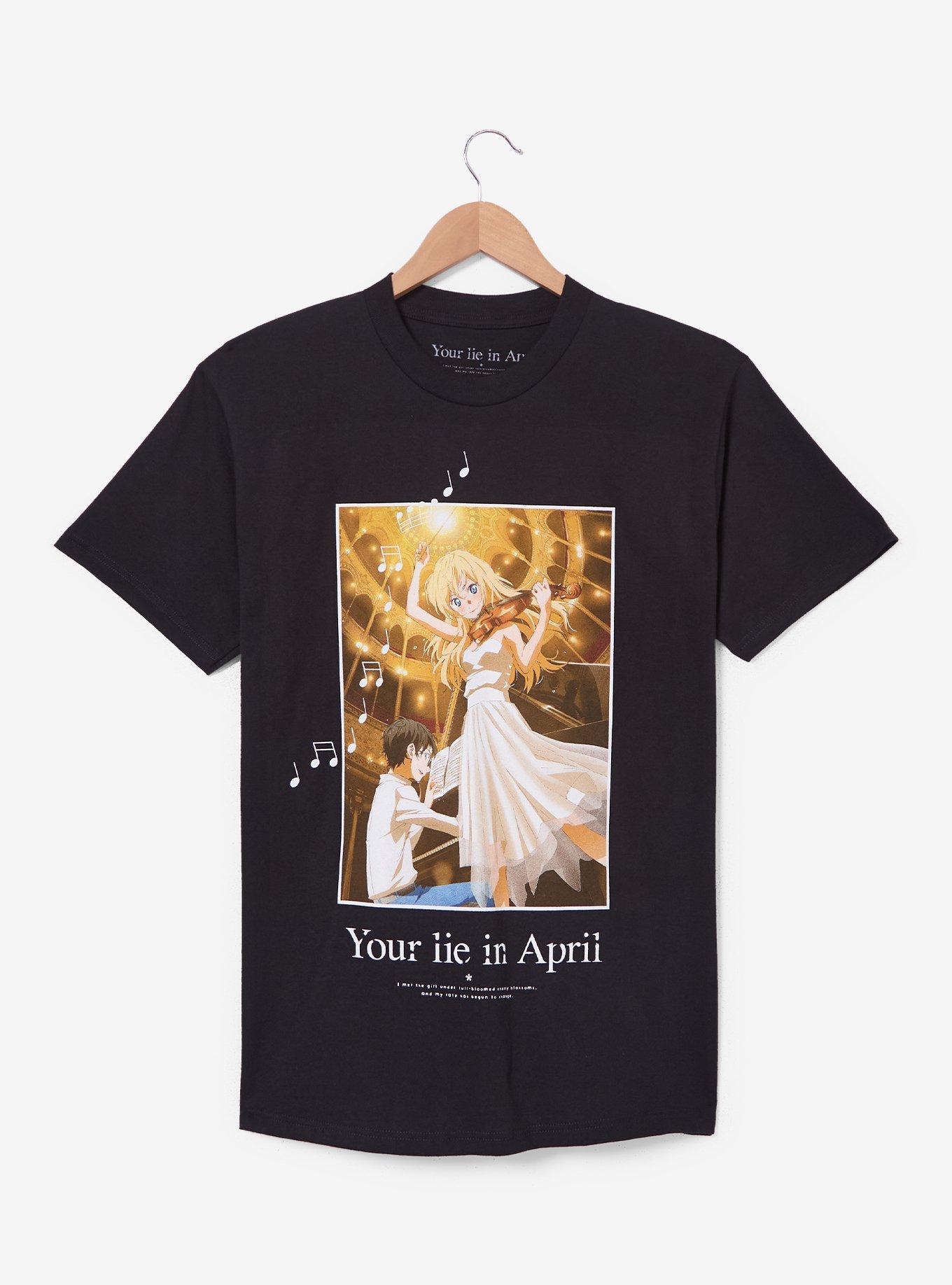Your Lie in April Poster T-Shirt - BoxLunch Exclusive, , hi-res