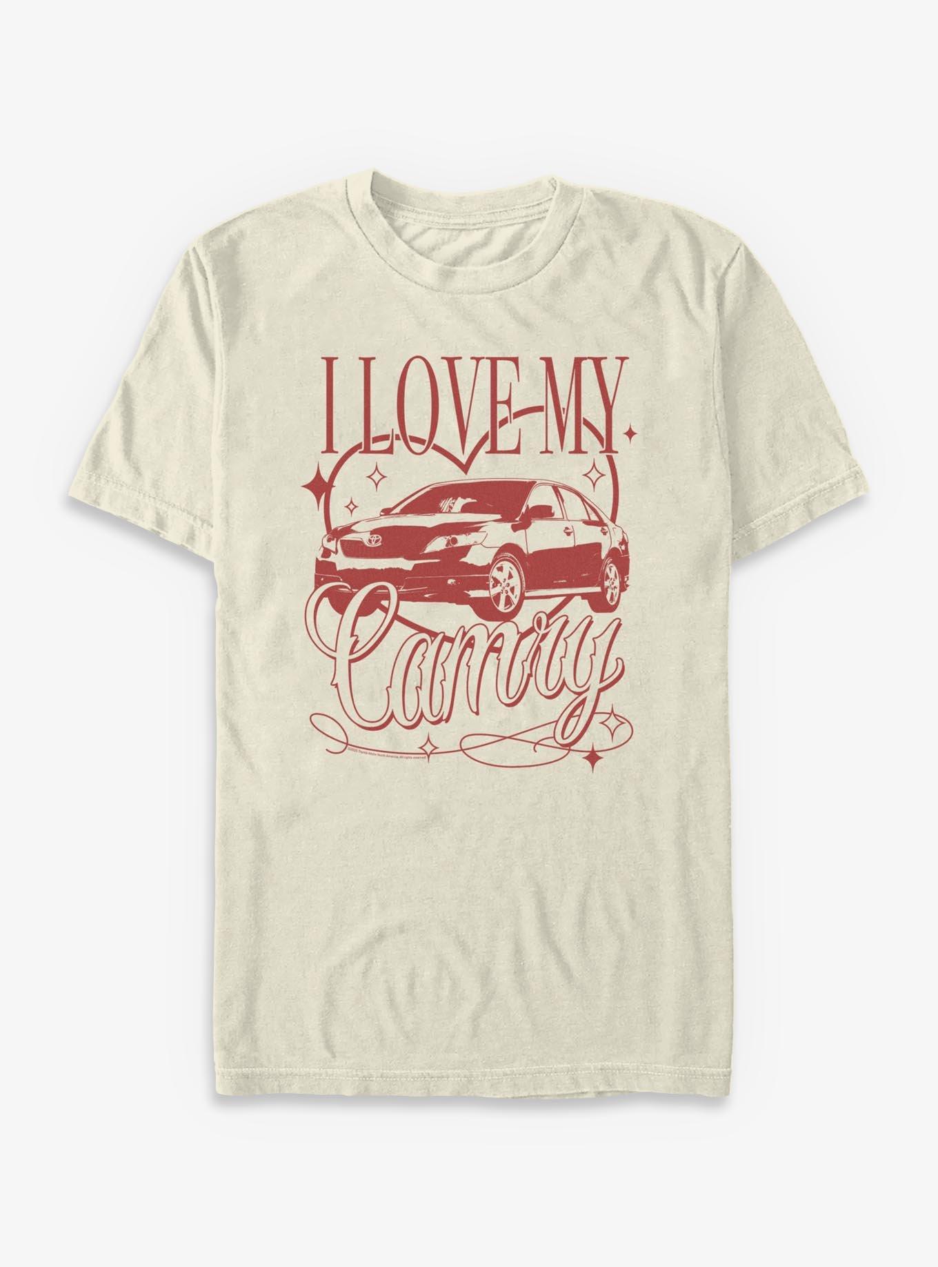 Toyota I Love My Camry Garment-Dyed T-Shirt, IVORY, hi-res