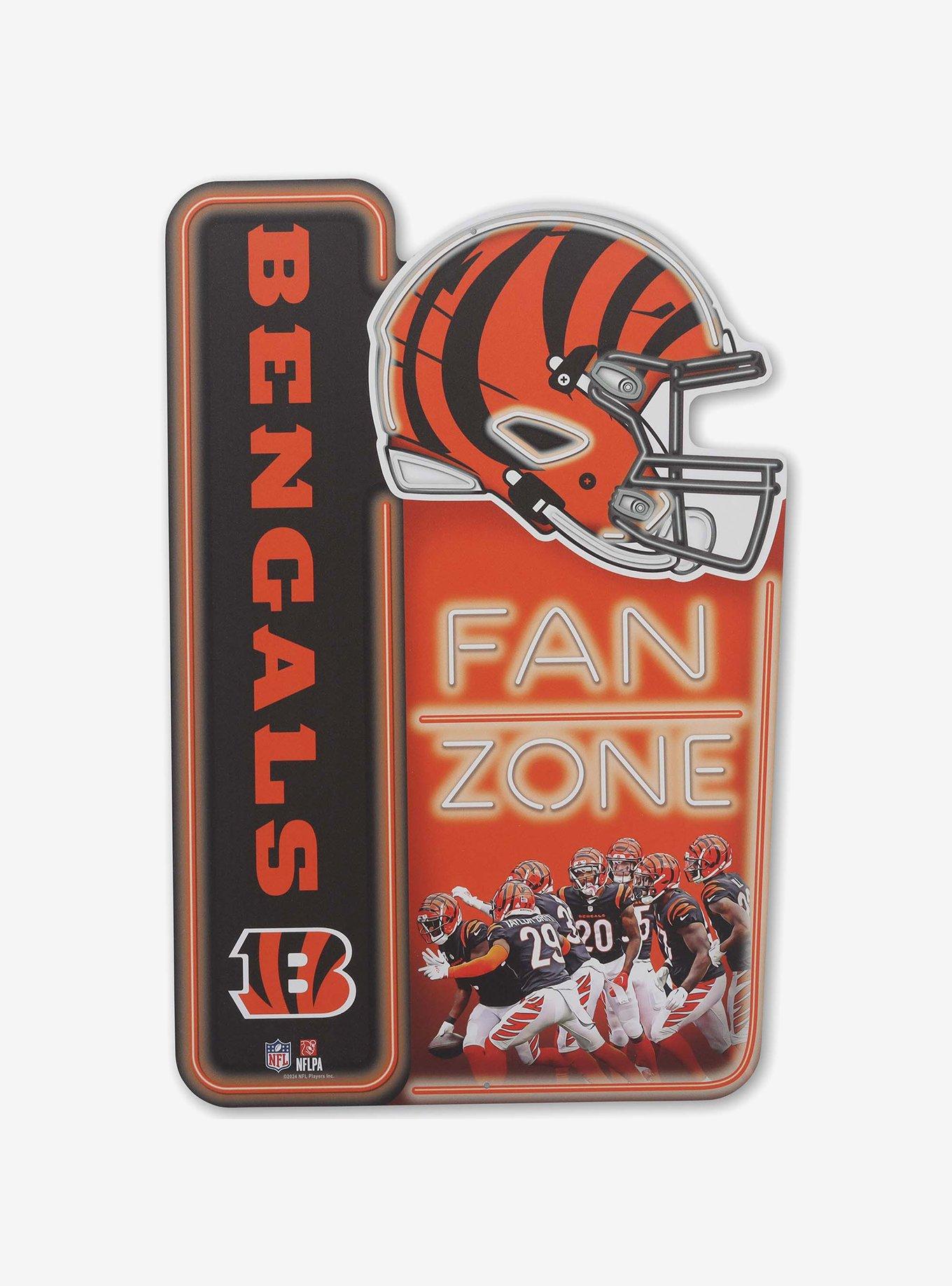 NFL Cincinnati Bengals Fan Zone Metal Sign, , hi-res