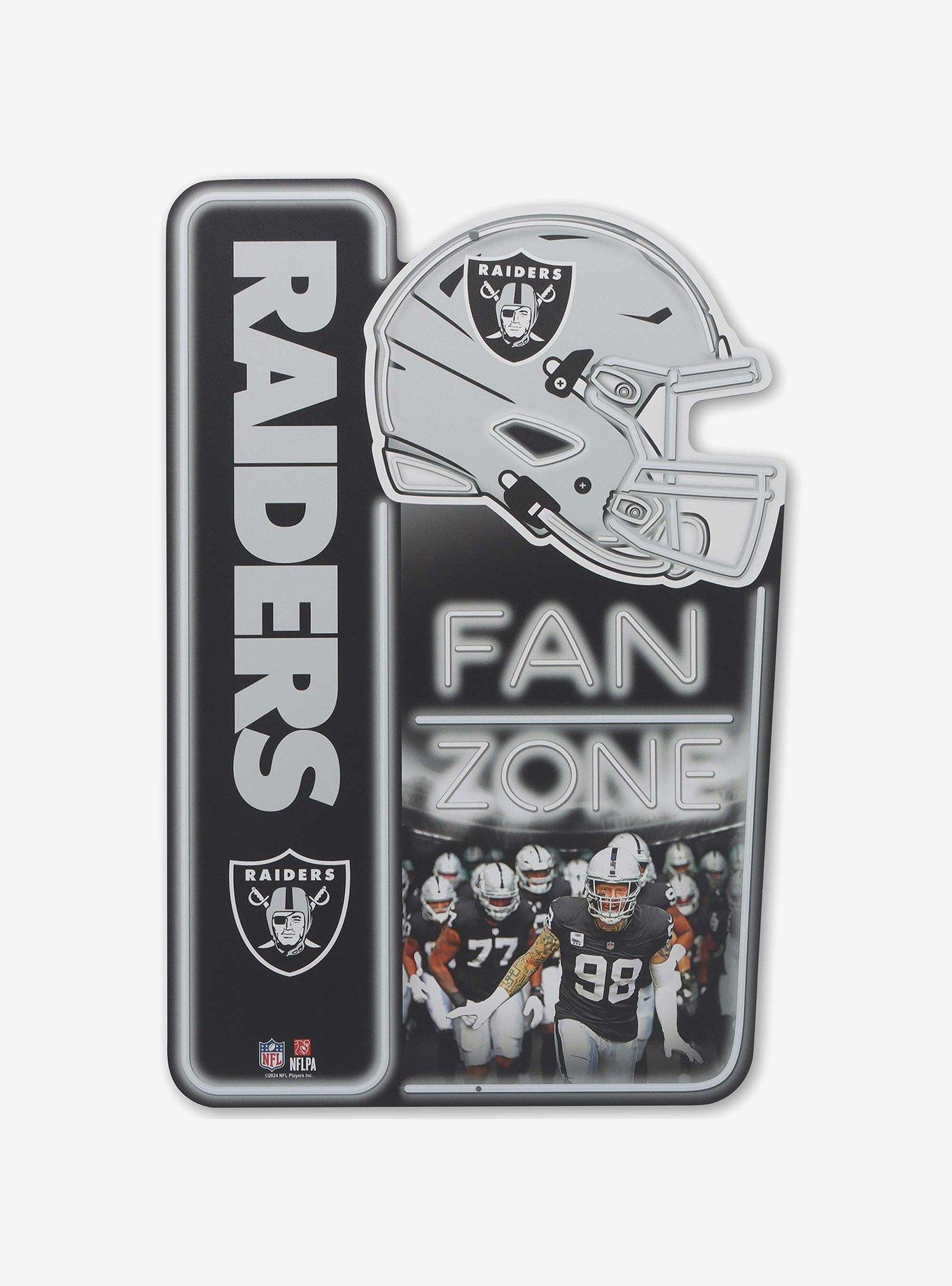 NFL Las Vegas Raiders Fan Zone Metal Sign, , hi-res