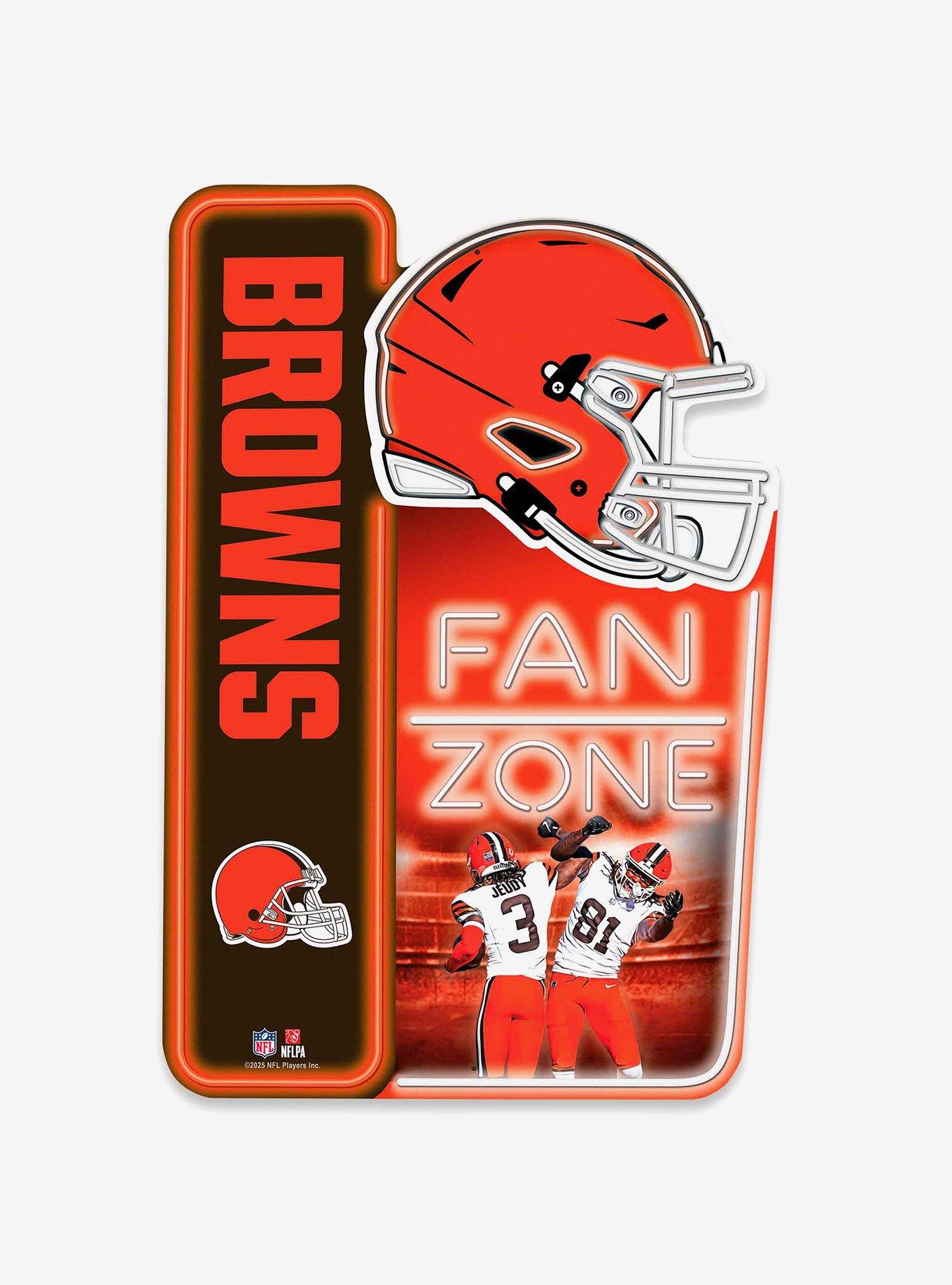 NFL Cleveland Browns X-Metal Fan Zone Sign, , hi-res