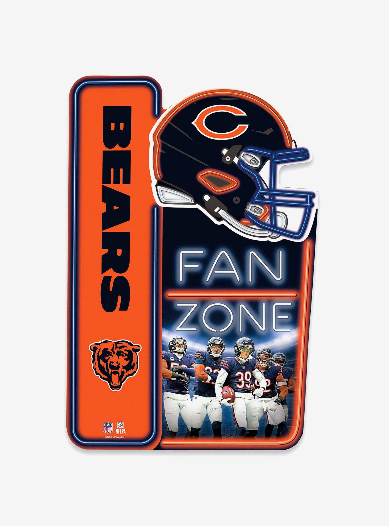 NFL Chicago Bears X-Metal Fan Zone Sign, , hi-res