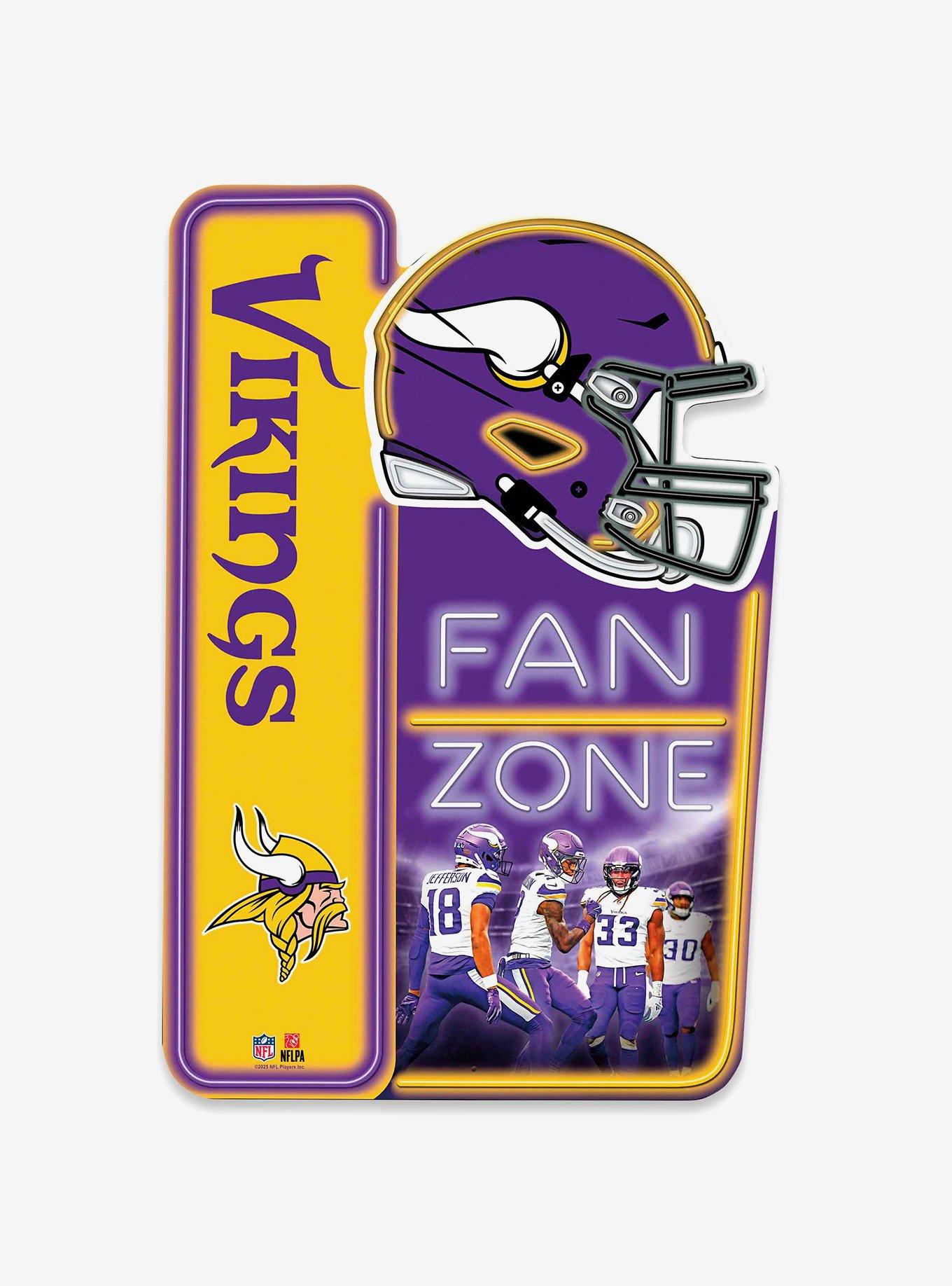 NFL Minnesota Vikings X-Metal Fan Zone Sign, , hi-res