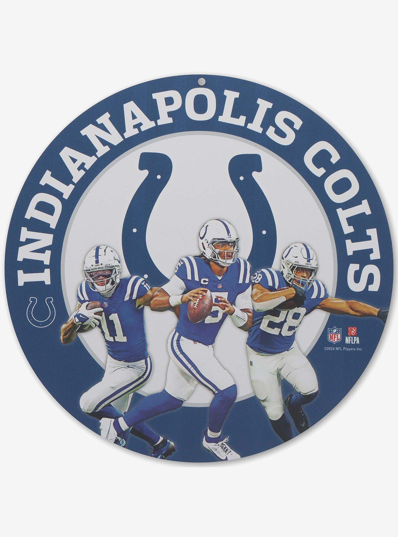 NFL Indianapolis Colts Gameday Round Metal Sign, , hi-res