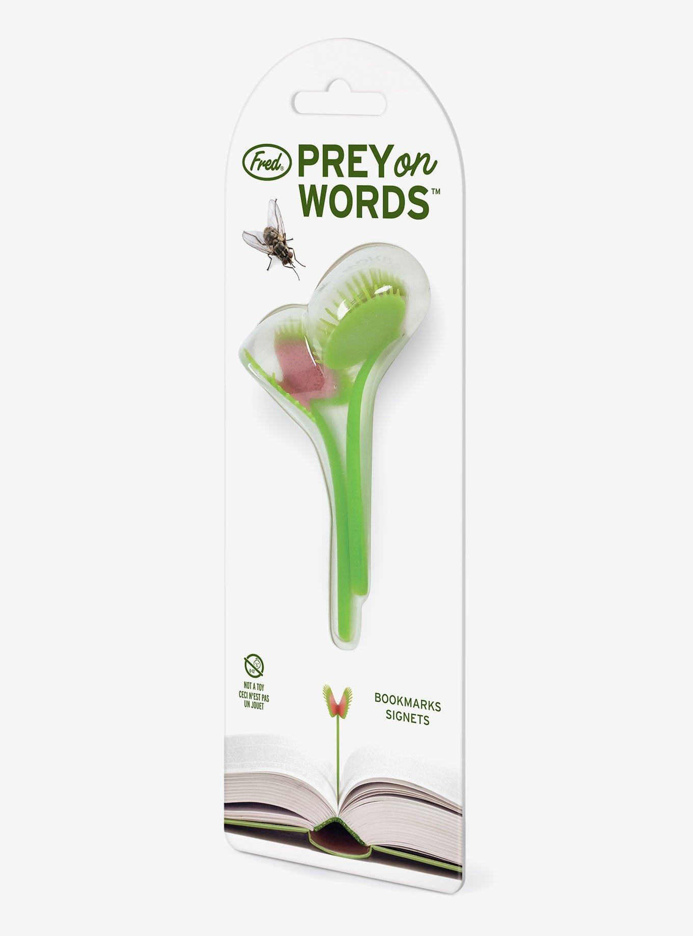 Prey On Words Venus Flytrap Bookmark Set, , hi-res