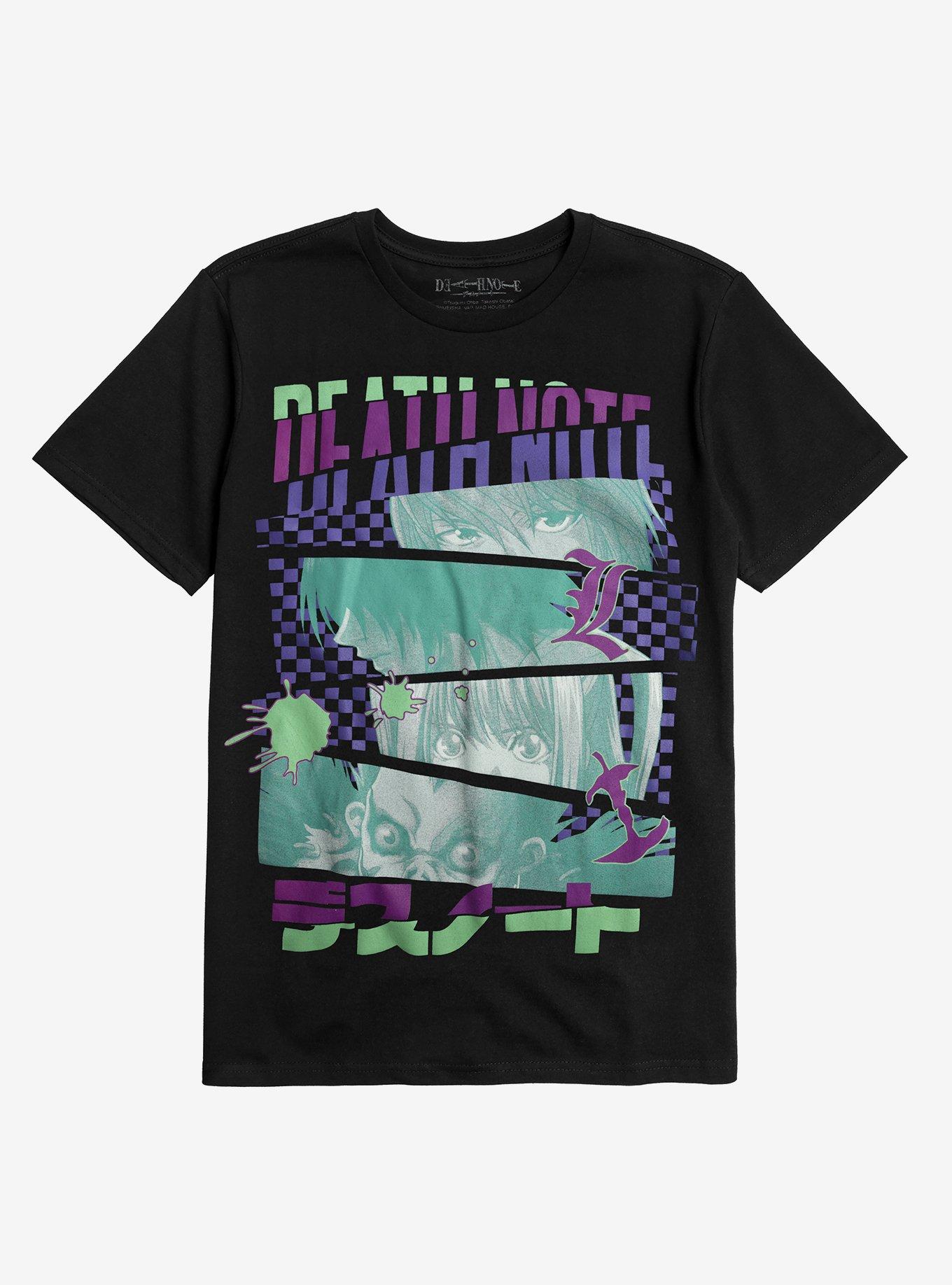 Death Note Contrast Eye Panel T-Shirt, , hi-res