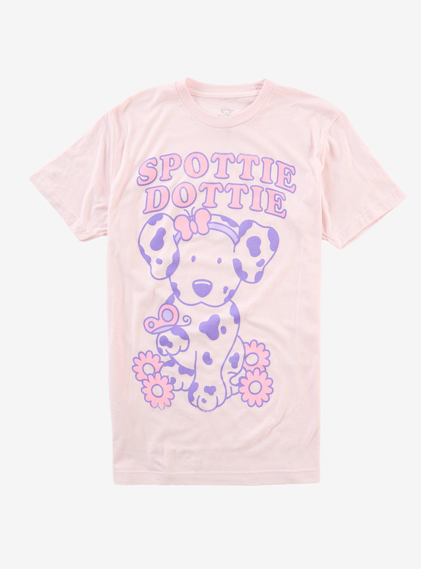 Spottie Dottie Pastel Floral T-Shirt, , hi-res