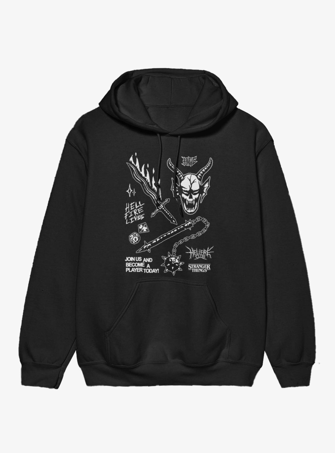 Stranger Things Hellfire Club Become A Player Hoodie, , hi-res