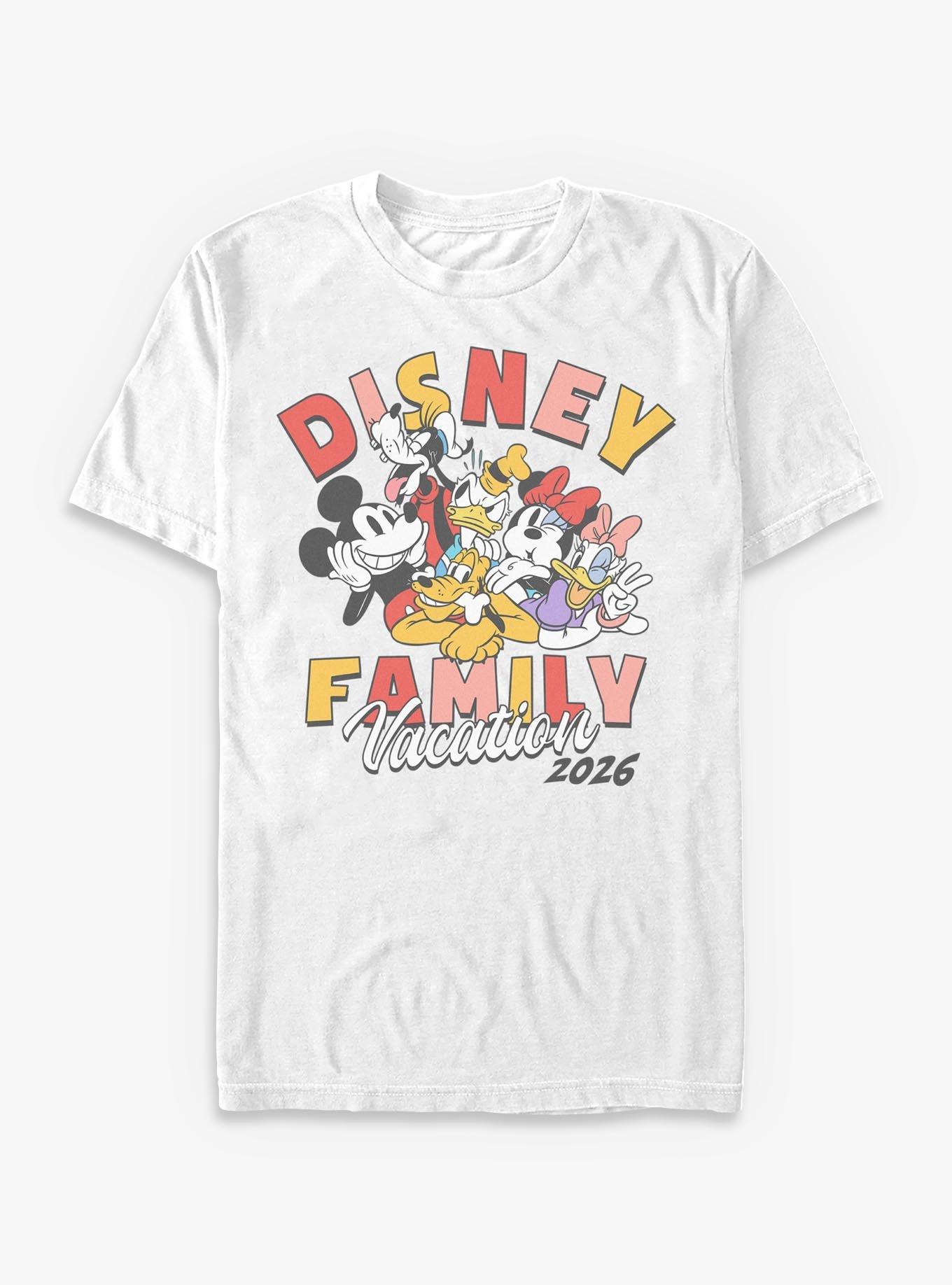 Disney Mickey Mouse Disney Family Vacation 2026 T-Shirt, , hi-res