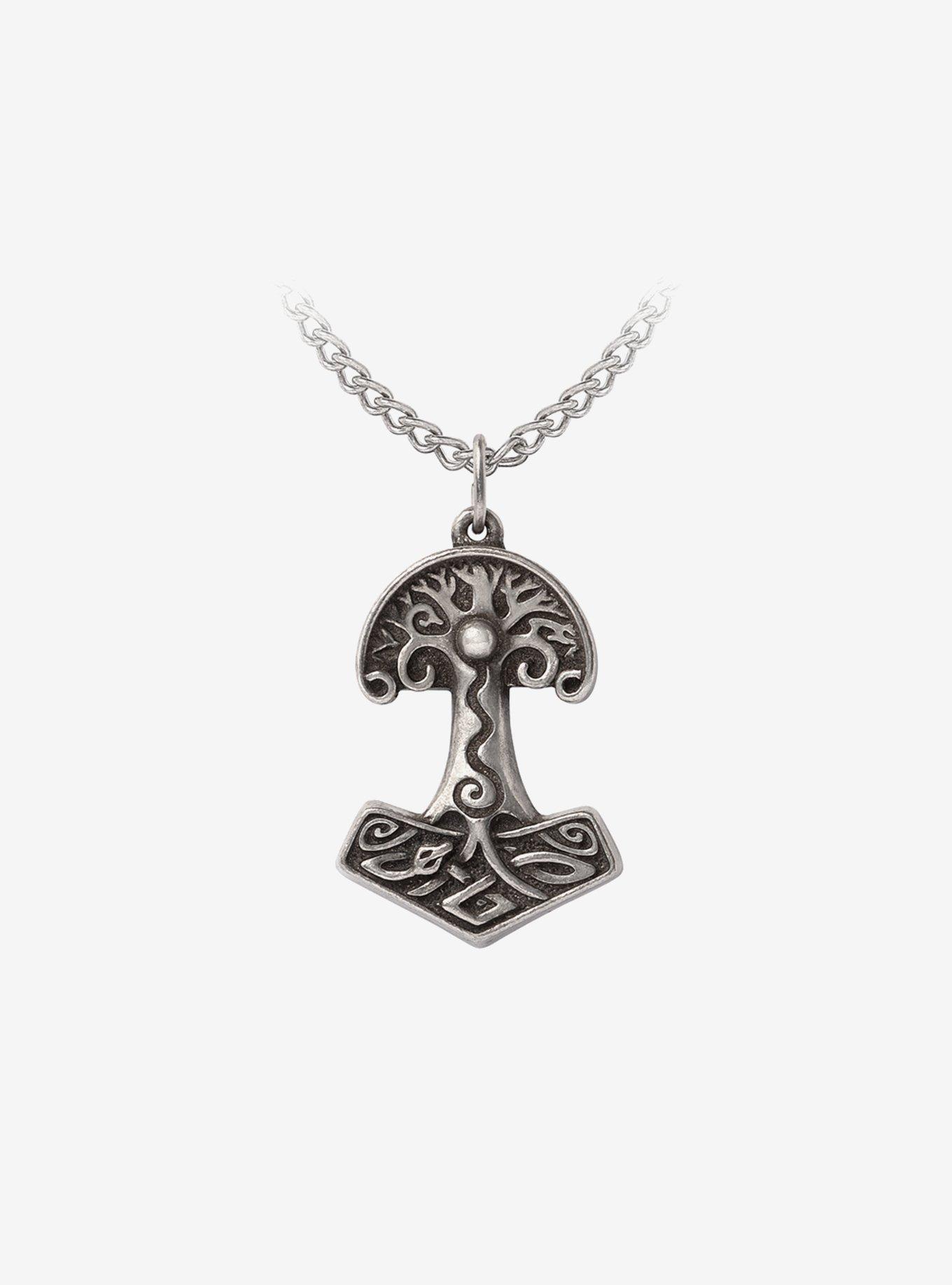 Yggdrsil Viking World Tree Necklace, , hi-res