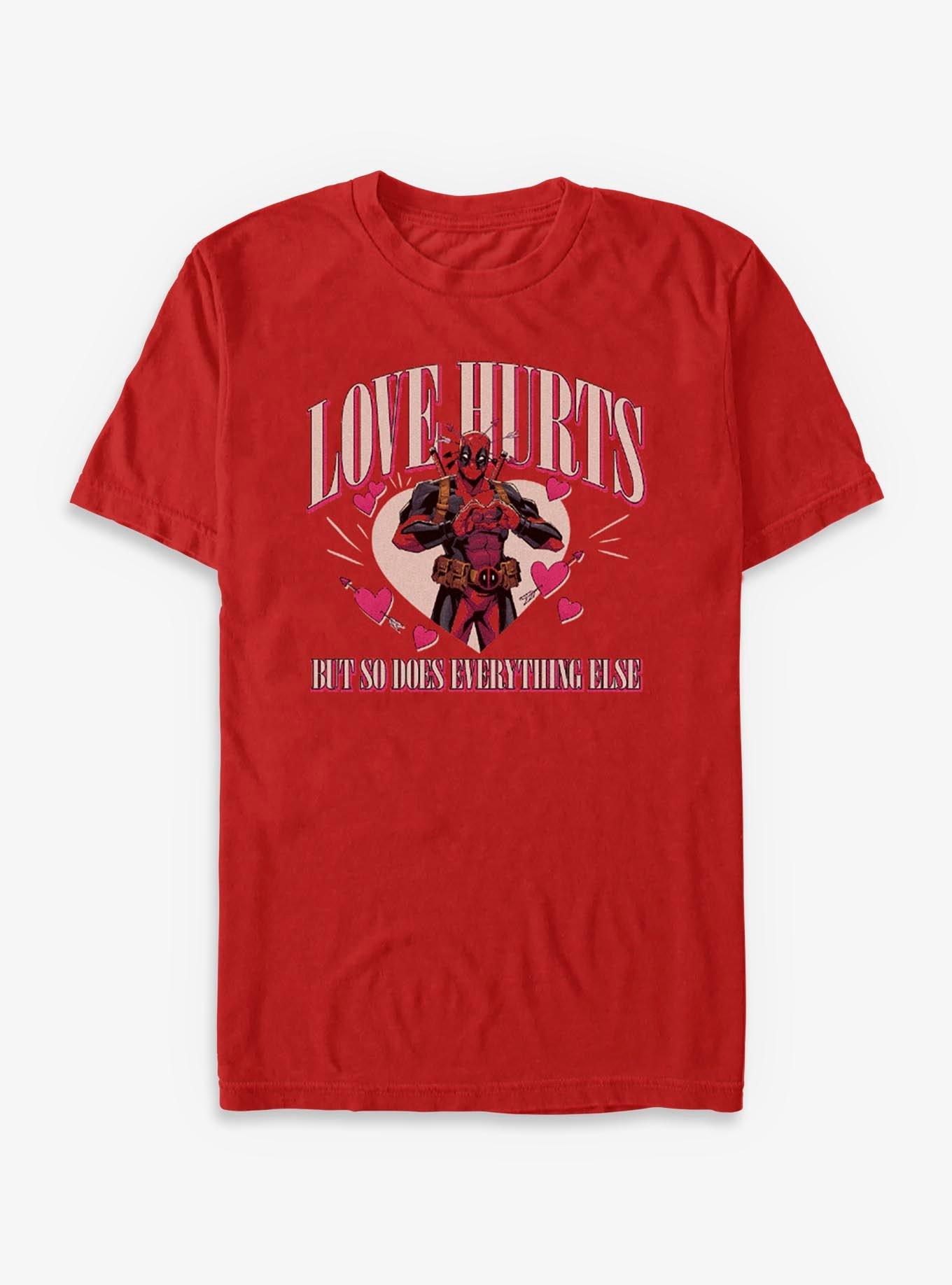 Marvel Deadpool Love Hurts T-Shirt, , hi-res