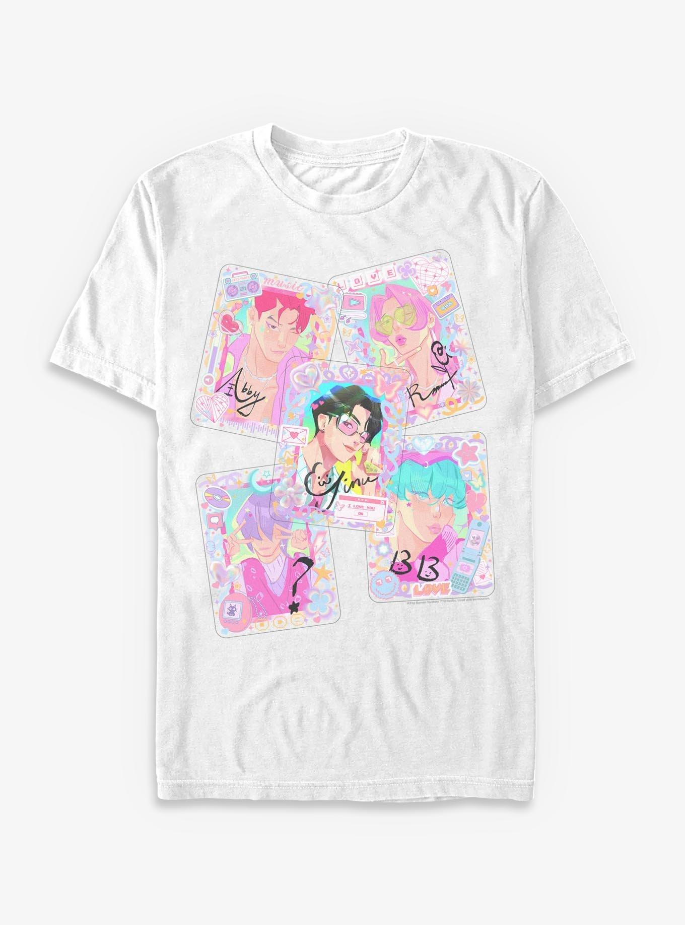 Kpop Demon Hunters Saja Boys Photocards T-Shirt, , hi-res