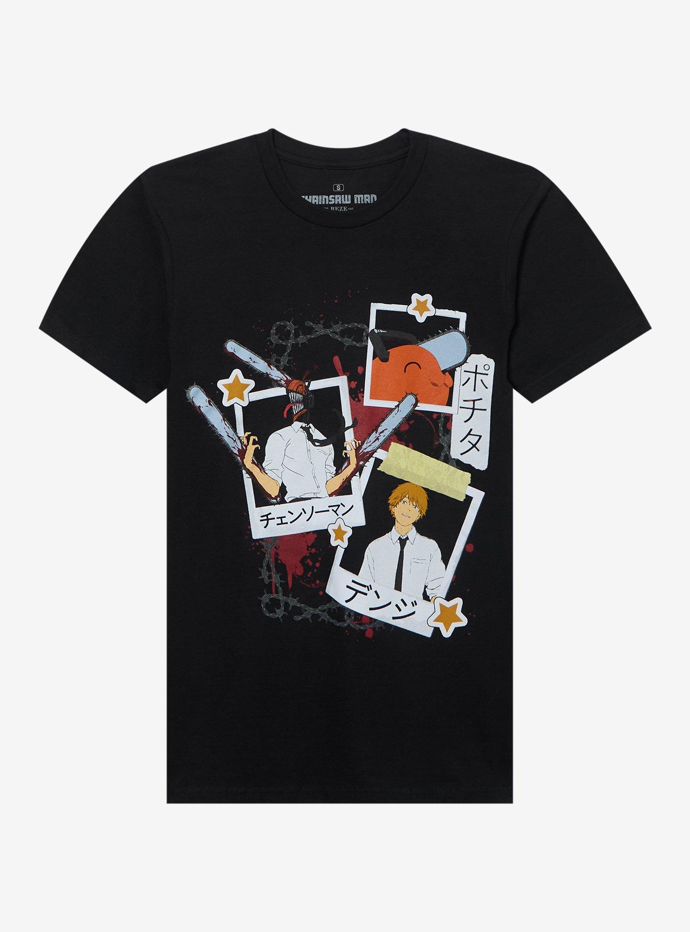 Chainsaw Man Instant Photos T-Shirt, , hi-res