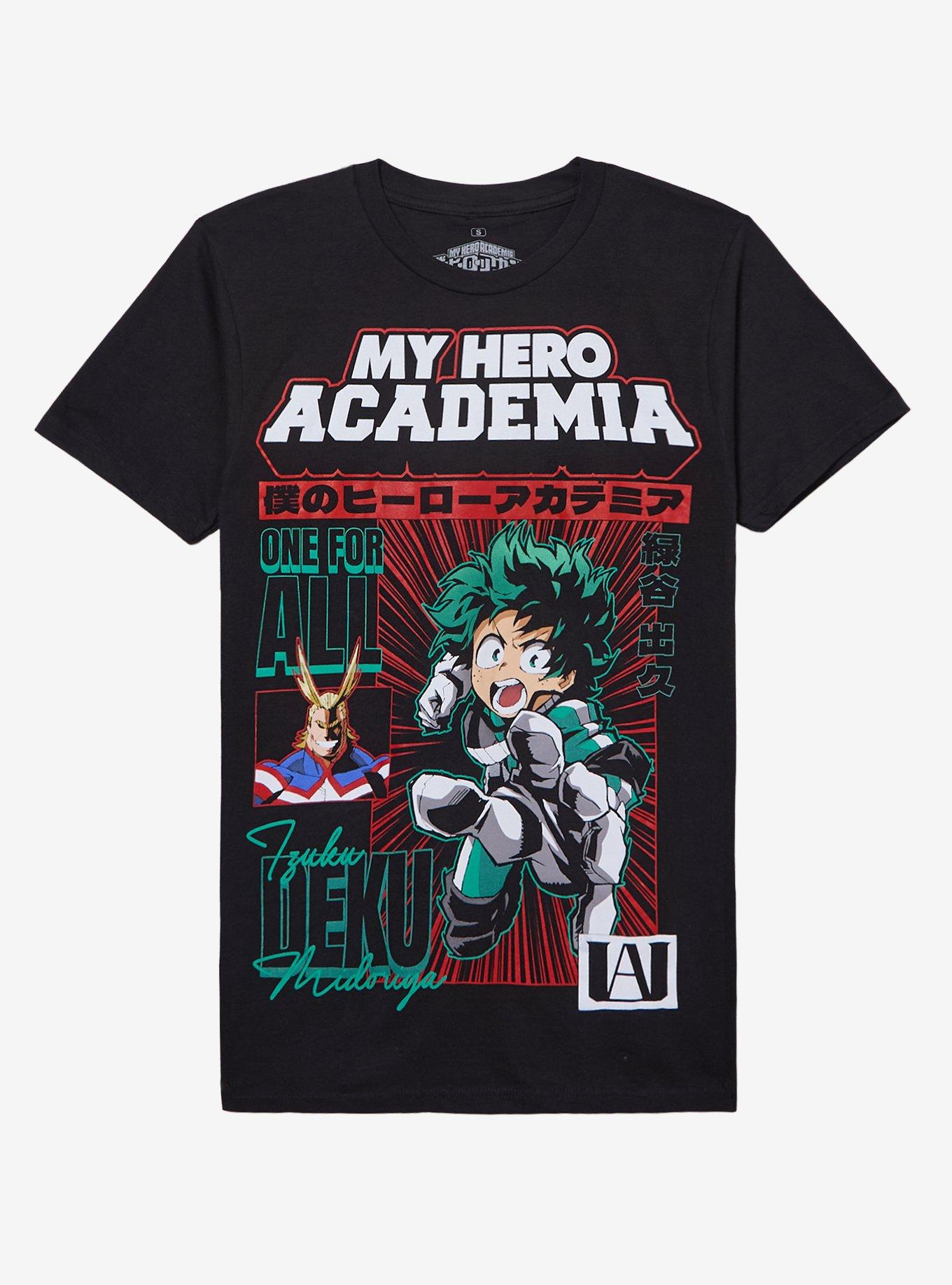 My Hero Academia Deku All Might Magazine T-Shirt, , hi-res