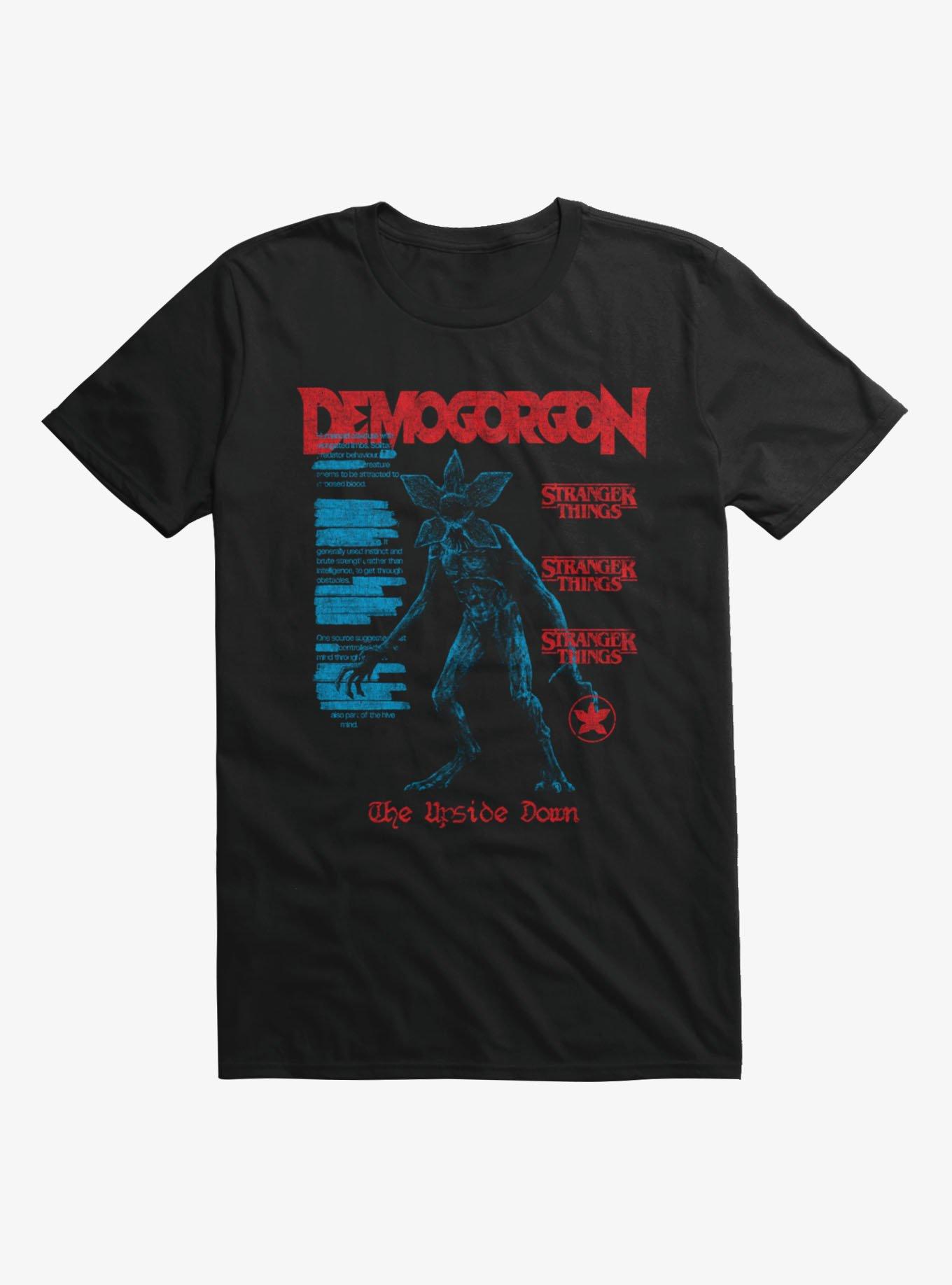 Stranger Things Demogorgon Classified T-Shirt Hot Topic Exclusive, , hi-res