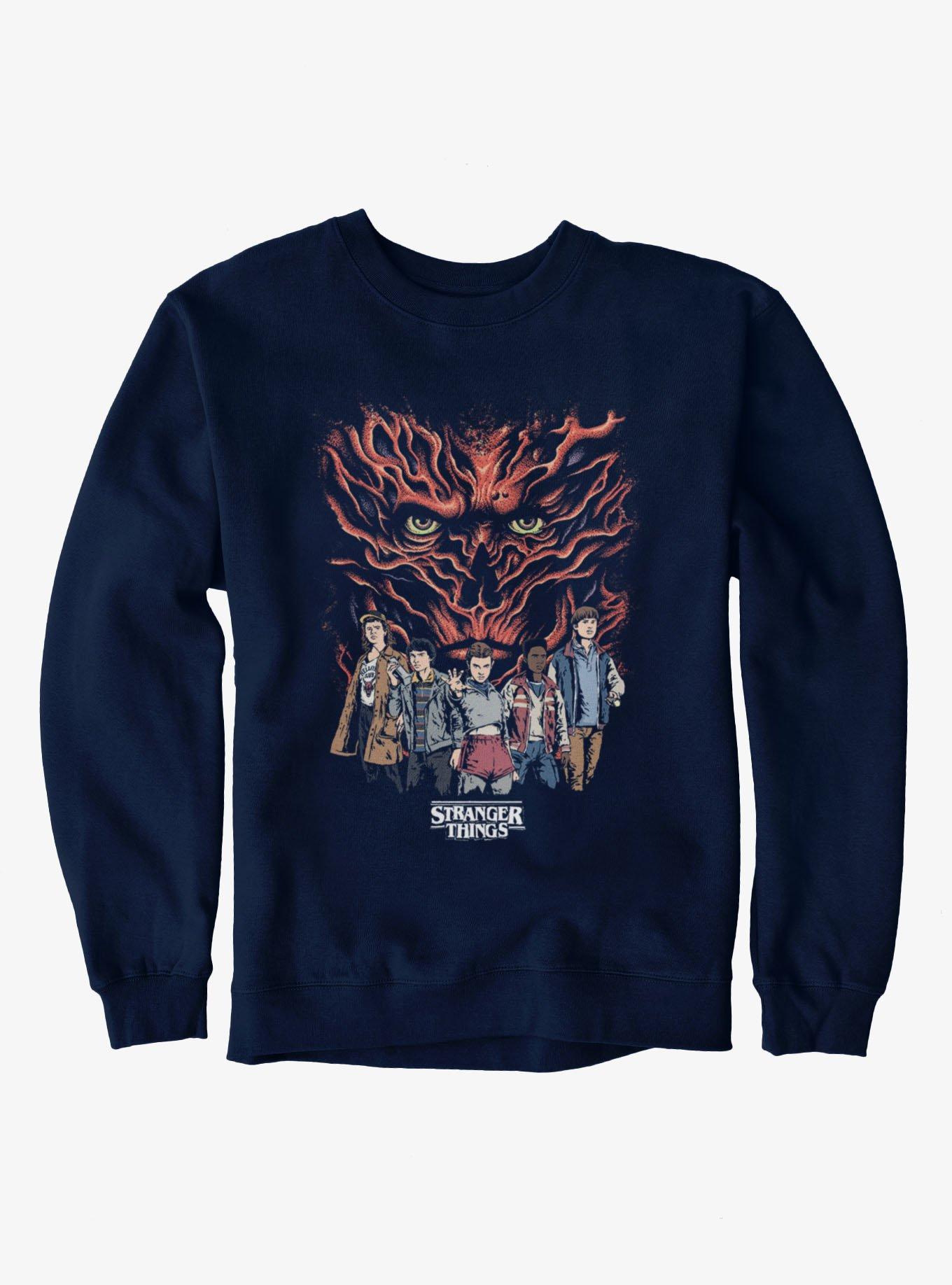 Stranger Things Vecna Watches The Group Sweatshirt, , hi-res