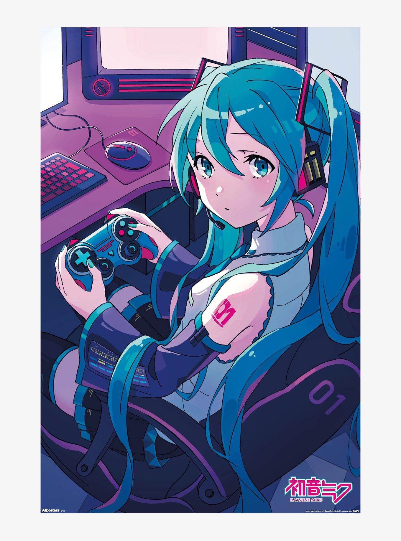 Hatsune Miku Gaming Poster, , hi-res