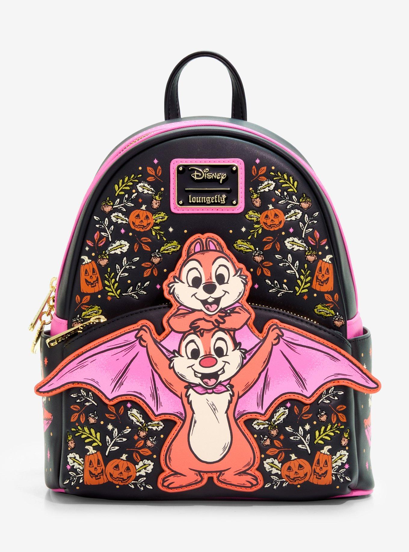 chip and dale loungefly mini backpack Disney Quilted : Clothing, Shoes & Jewelry Elegant and fun Disney Loungefly Disney's Chip 'n