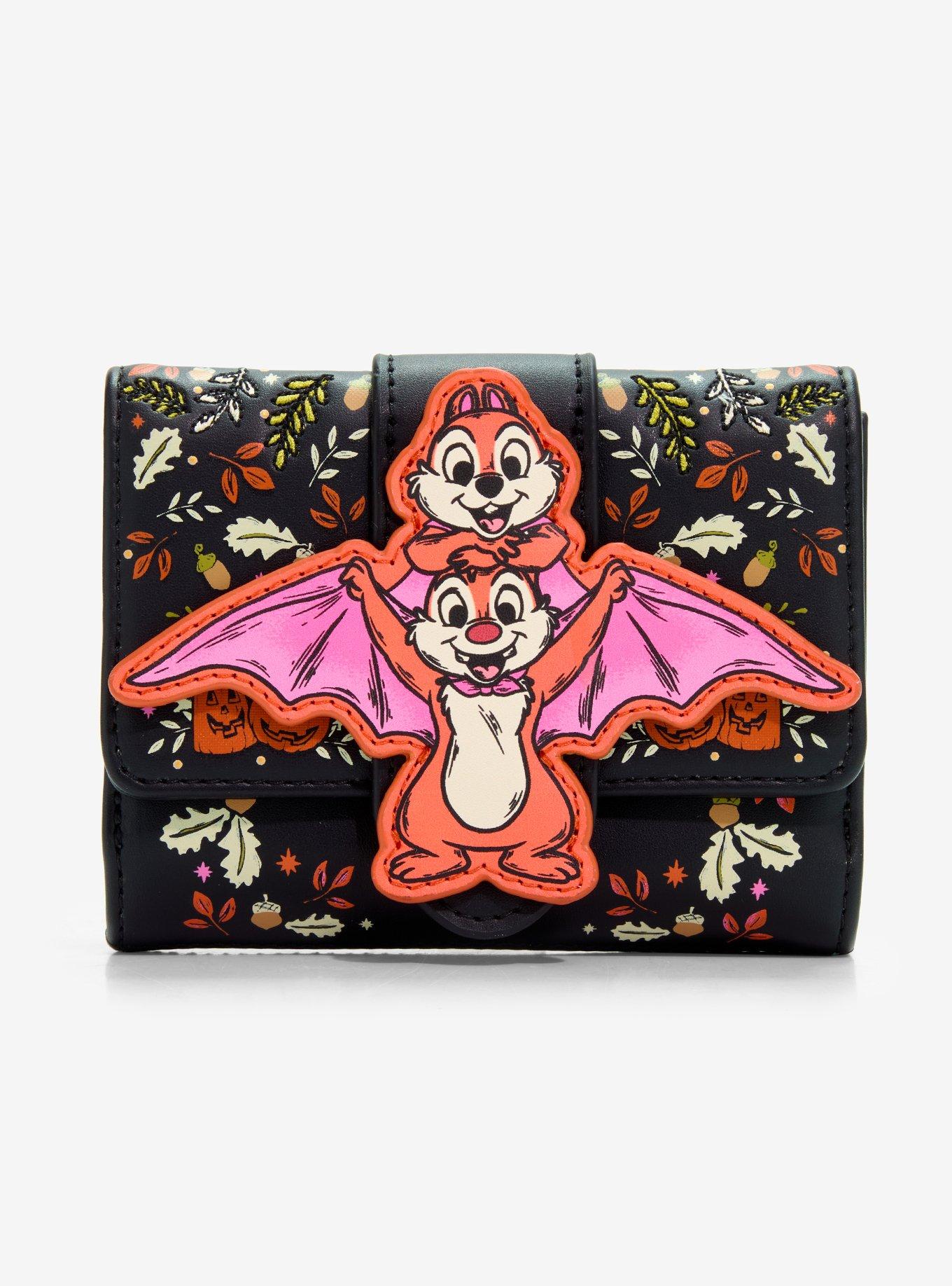 Loungefly Disney Chip & Dale Bat Zip Wallet &mdash; BoxLunch Exclusive, , hi-res