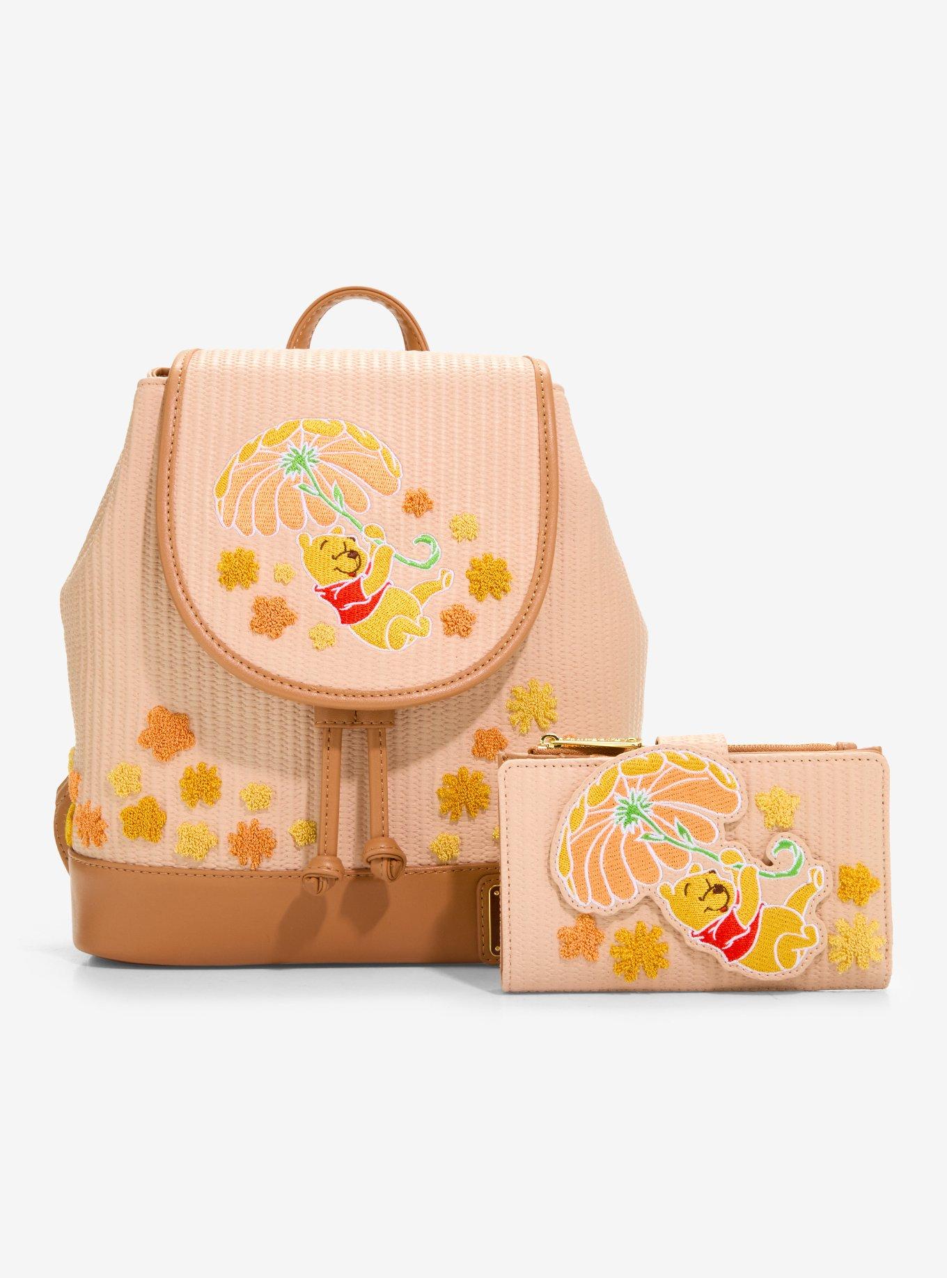 Loungefly Disney Winnie the Pooh Embroidered Chenille Flower Mini Backpack - BoxLunch Exclusive, , hi-res
