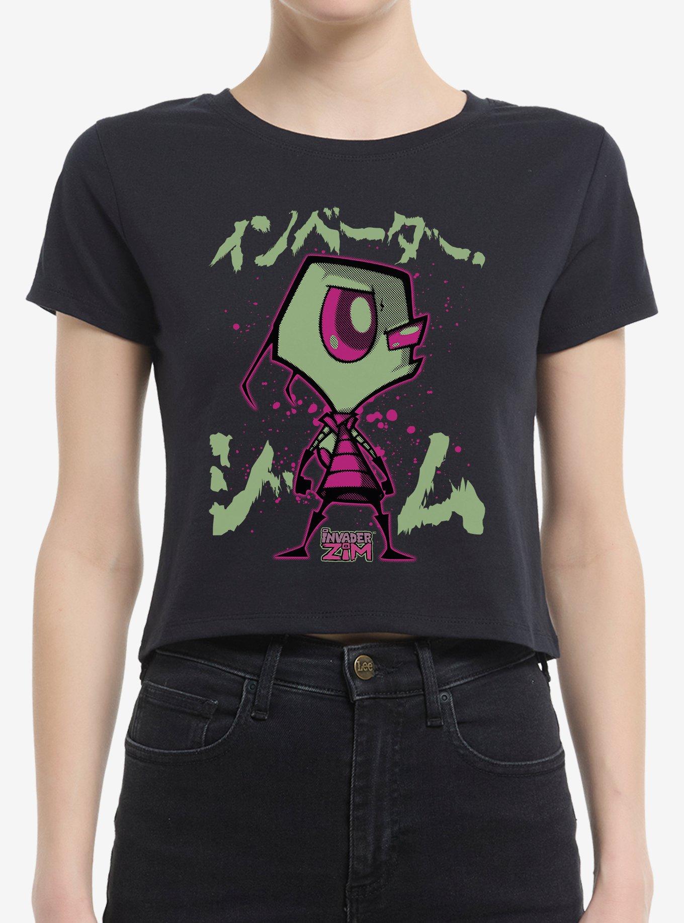 Invader Zim Pink Splatter Zim Girls Baby T-Shirt, , hi-res