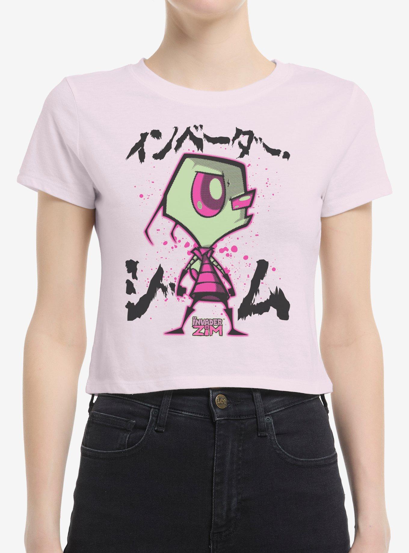 Invader Zim Pink Splatter Zim Girls Baby T-Shirt