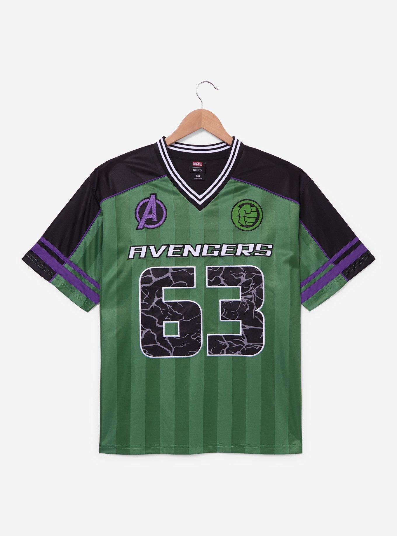 Marvel Avengers Hulk Football Jersey  &mdash; BoxLunch Exclusive, , hi-res