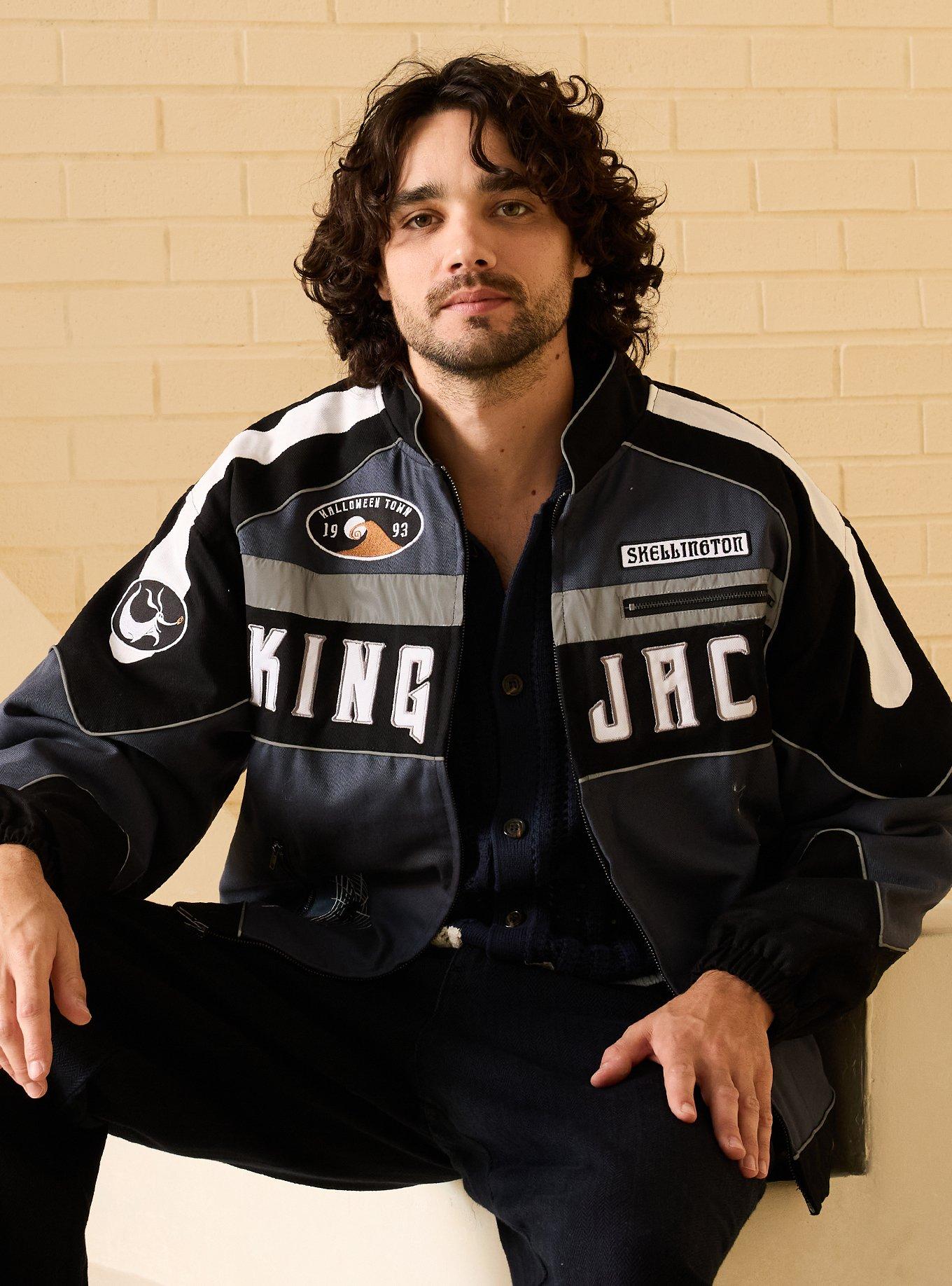 Disney The Nightmare Before Christmas Jack Sekllington Moto Jacket - BoxLunch Exclusive, , hi-res