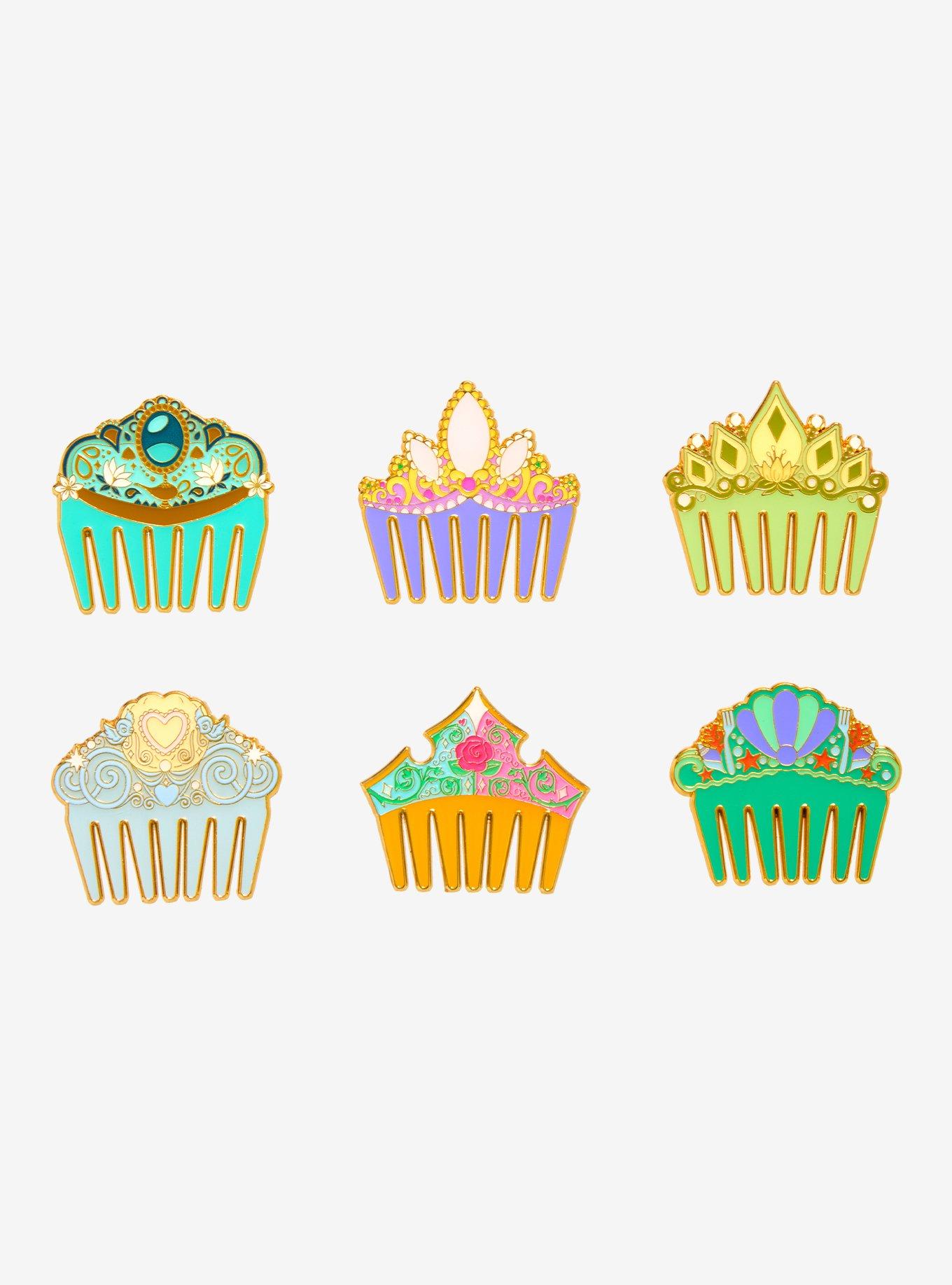 Loungefly Disney Princess Hair Comb Blind Box Enamel Pin - BoxLunch Exclusive, , hi-res
