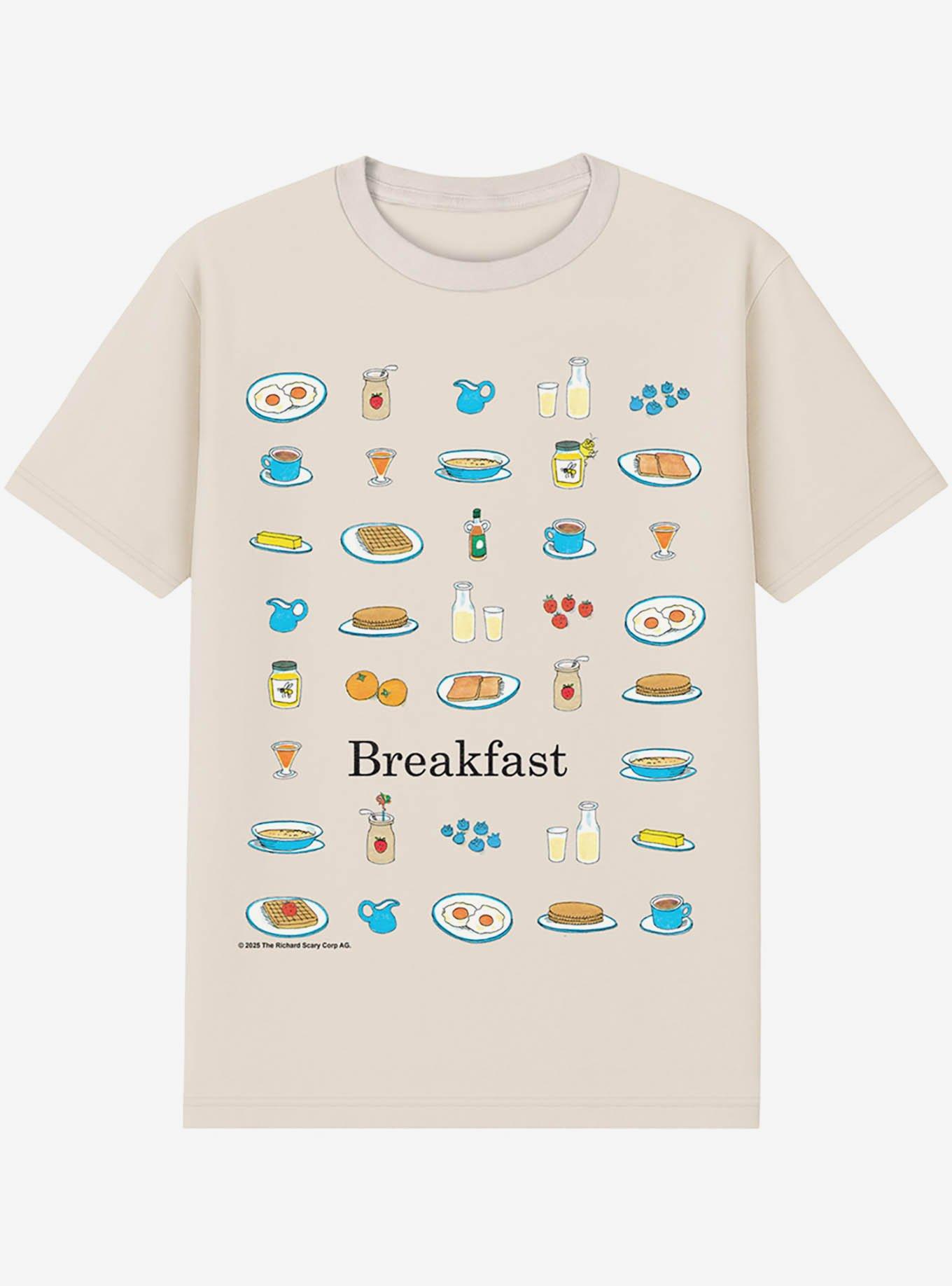 Richard Scarry Breakfast Options T-Shirt, IVORY, hi-res