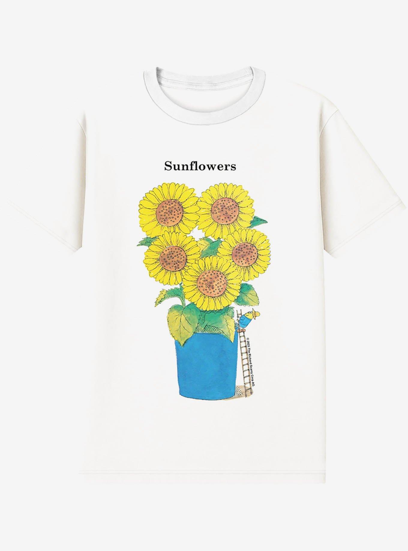 Richard Scarry Sunflower Vase T-Shirt, , hi-res