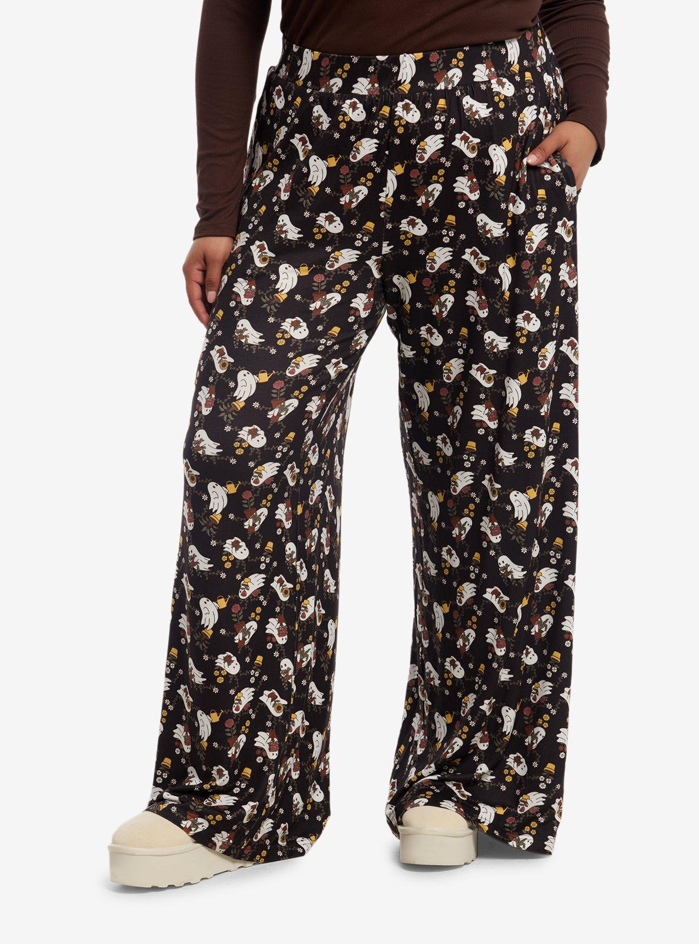 Thorn & Fable Ghost Garden Girls Lounge Pants Plus Size, , hi-res
