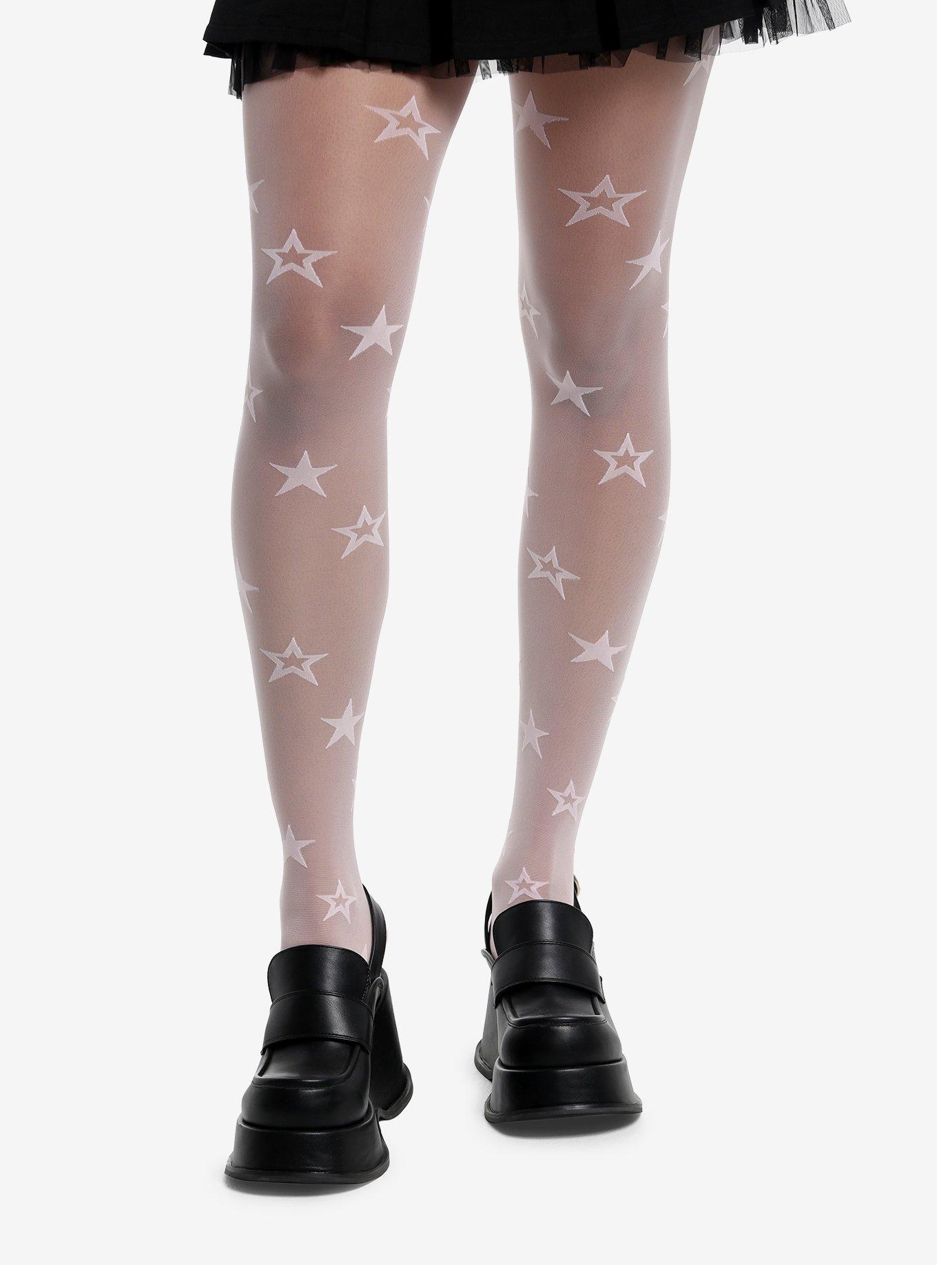 Pink Star Tights, , hi-res