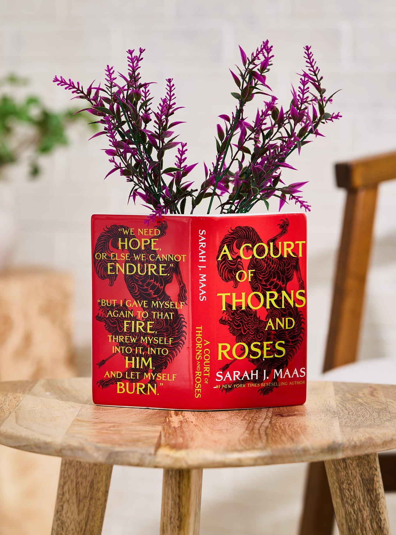 A Court of Thorns and Roses Open Book Figural Vase, , hi-res