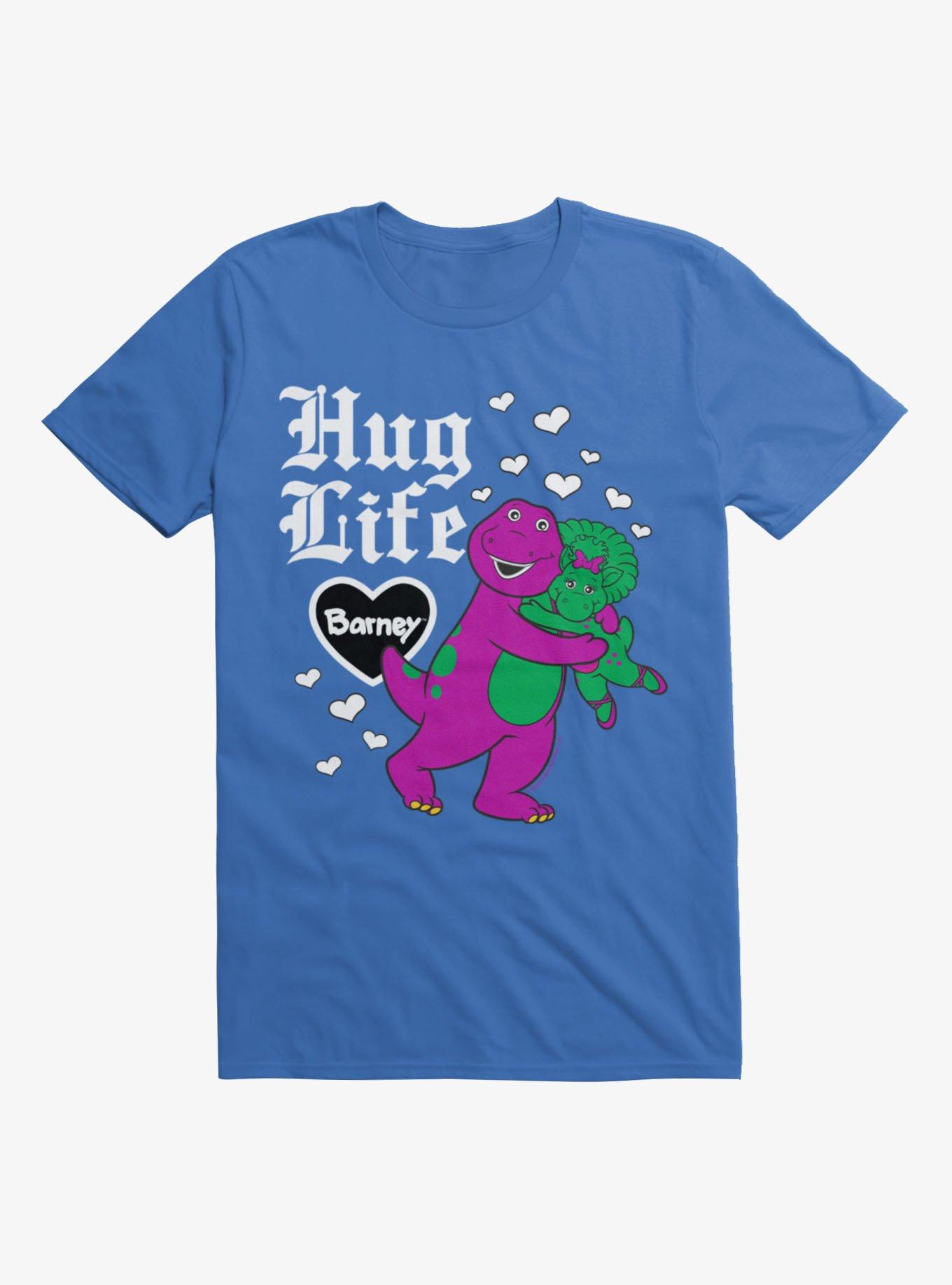 Barney Hug Life And Hearts T-Shirt