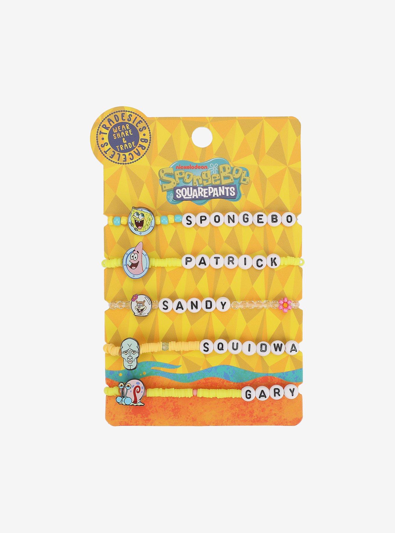 SpongeBob SquarePants Character Bead Bracelet Set, , hi-res
