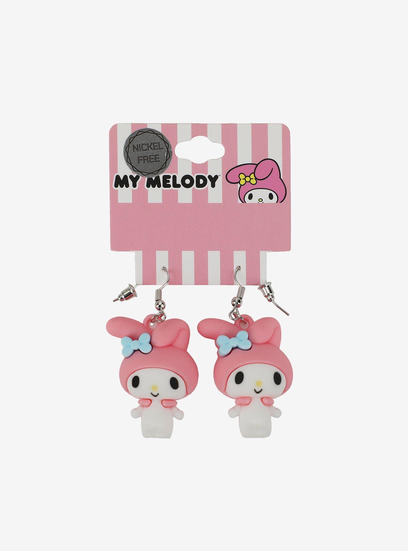 My Melody Figural Drop Earrings, , hi-res