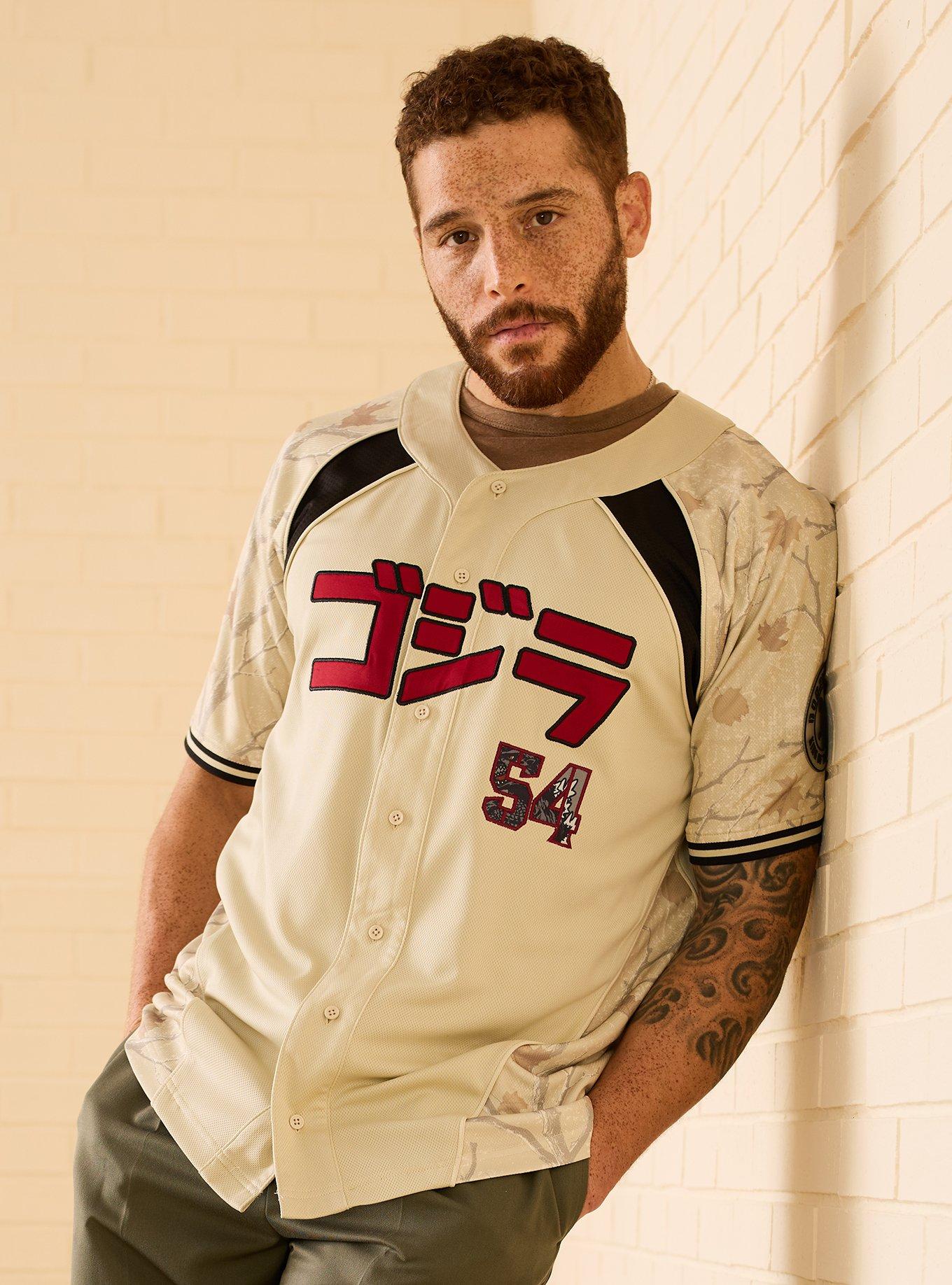 Godzilla Botanical Baseball Jersey &mdash; BoxLunch Exclusive, , hi-res