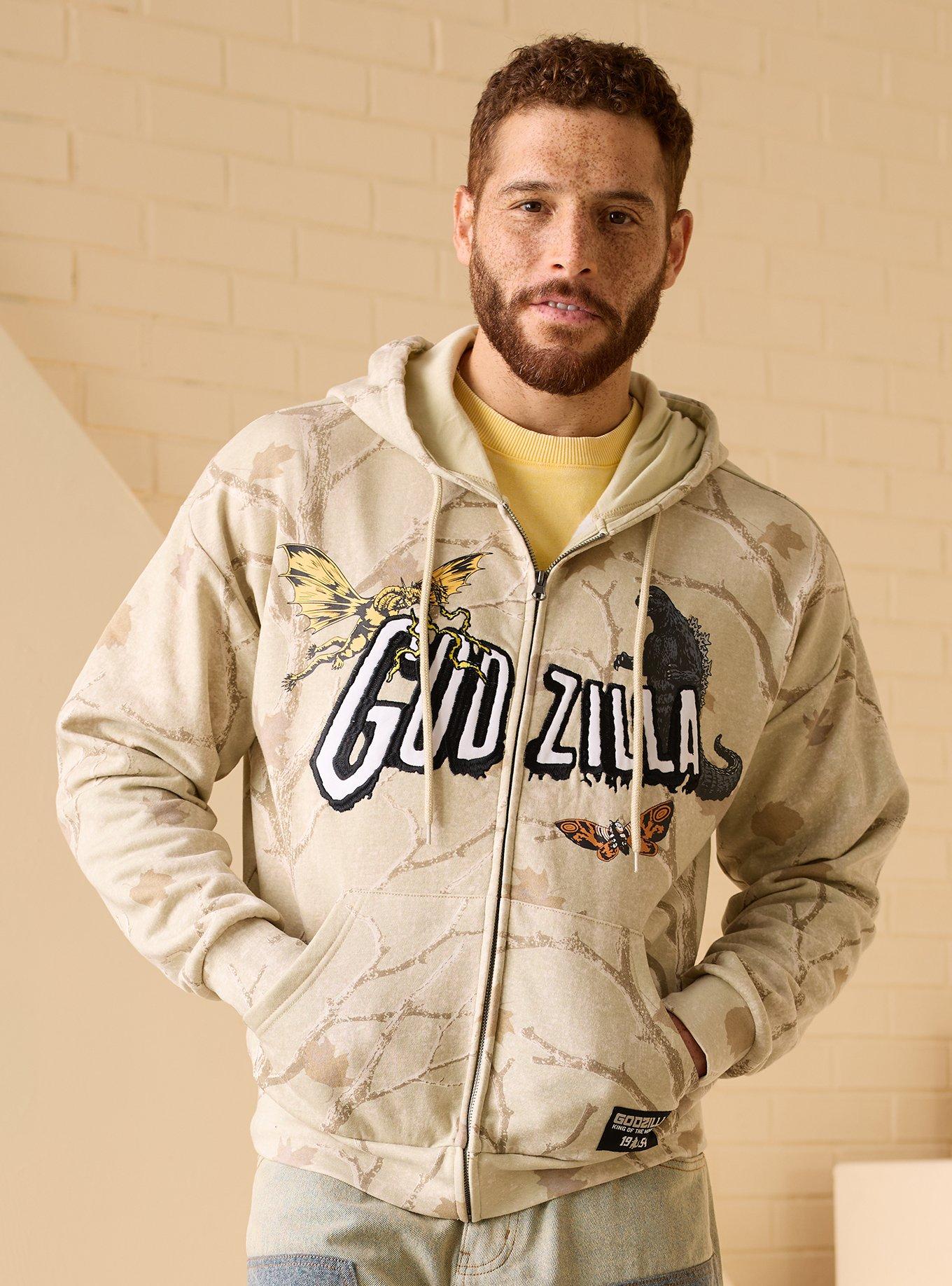 Godzilla Botanical Zip Hoodie &mdash; BoxLunch Exclusive, , hi-res